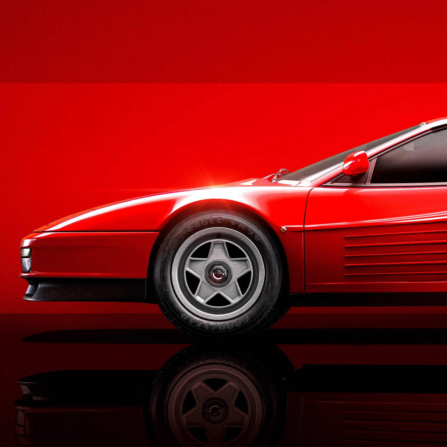 Ferrari Testarossa 1987 | Icon of Audacity | Official Poster