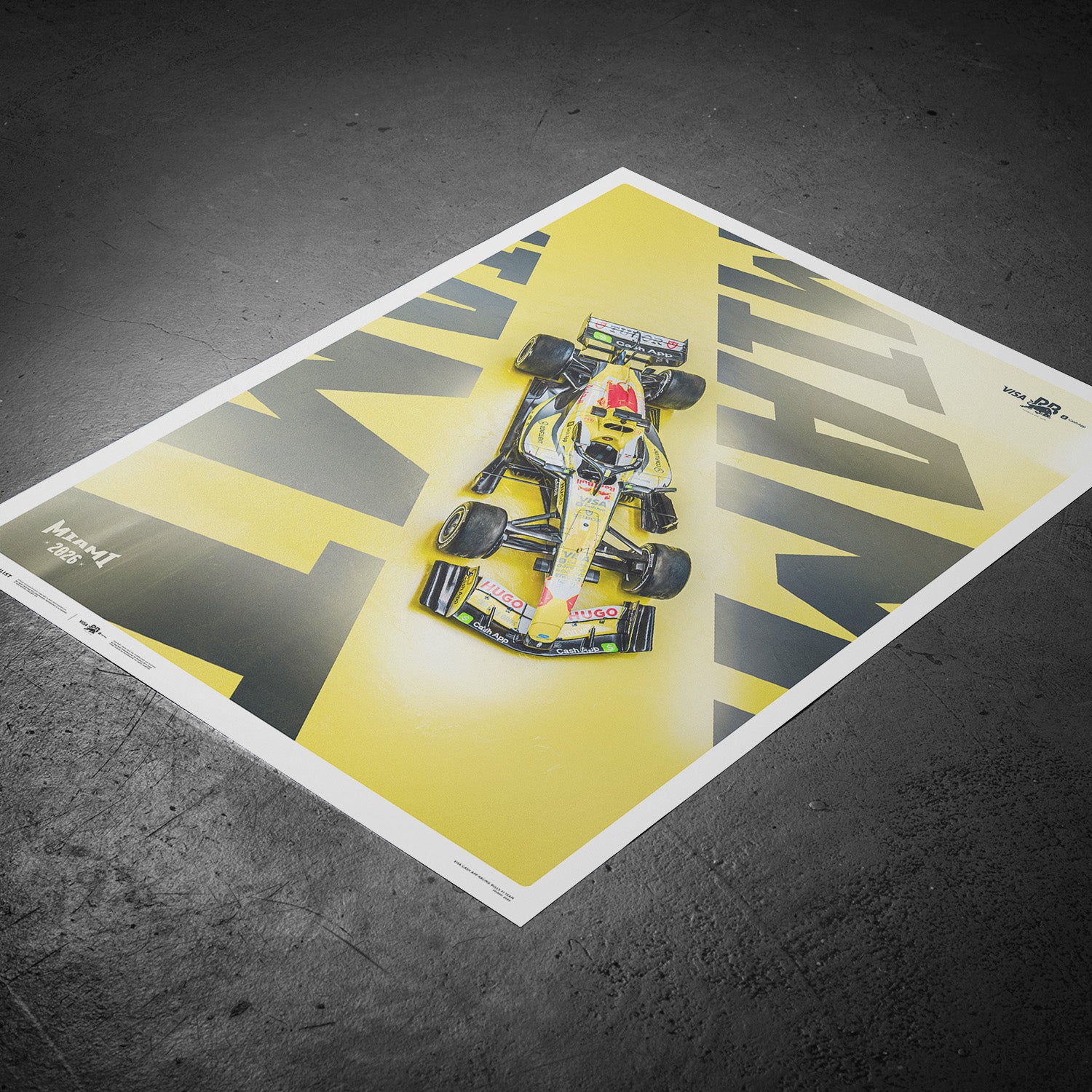 Visa Cash App RB Formula One Team | Miami 2026 Special Livery | Official Poster