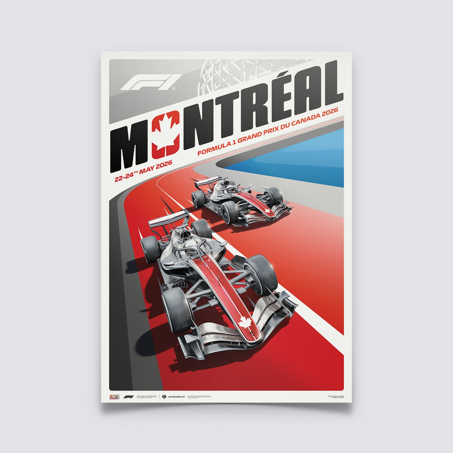 FORMULA 1 GRAND PRIX DU CANADA 2026 | Official Event Poster