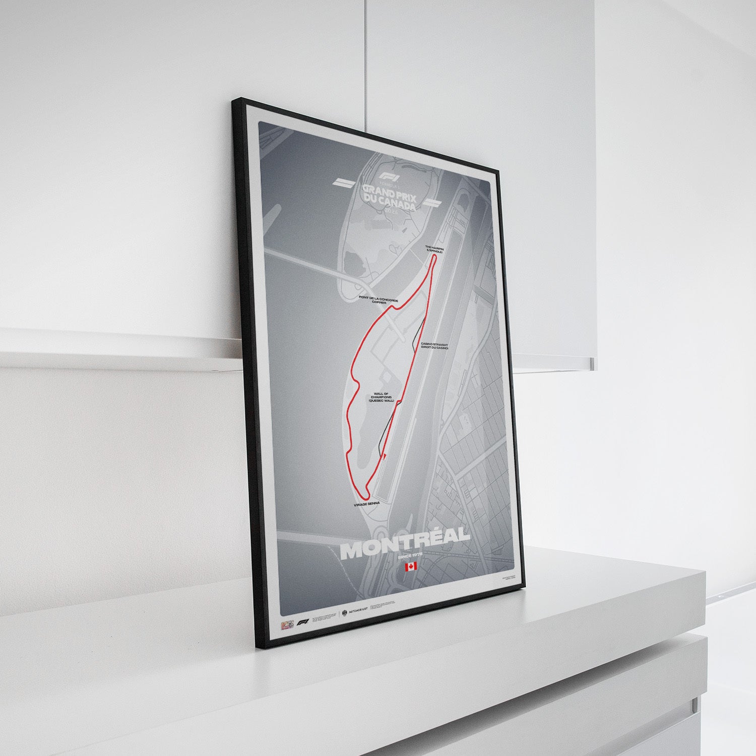 FORMULA 1 GRAND PRIX DU CANADA 2026 | Circuit Gilles Villeneuve | Track Poster