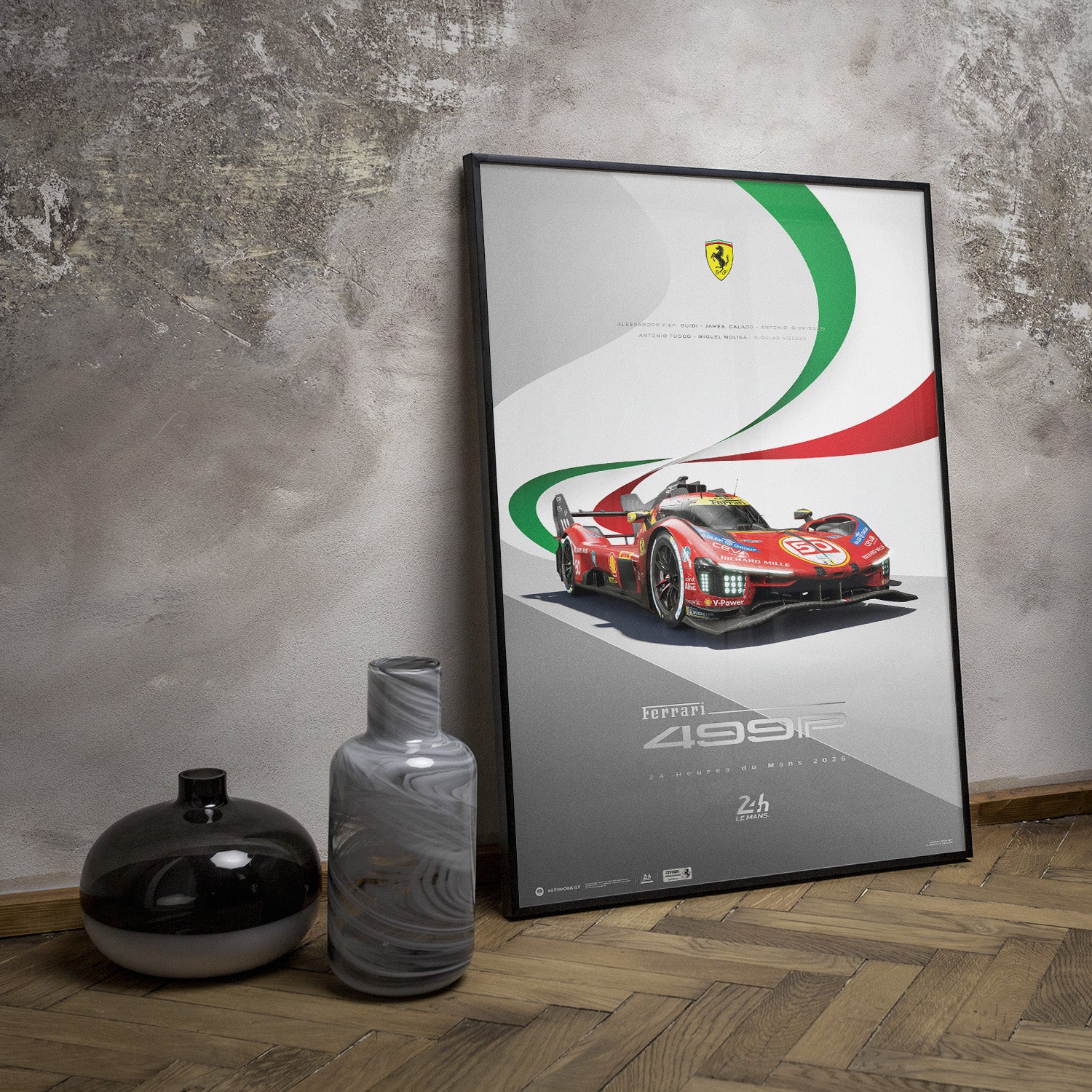Ferrari 499P | 24 Hours of Le Mans 2026 | Official Poster