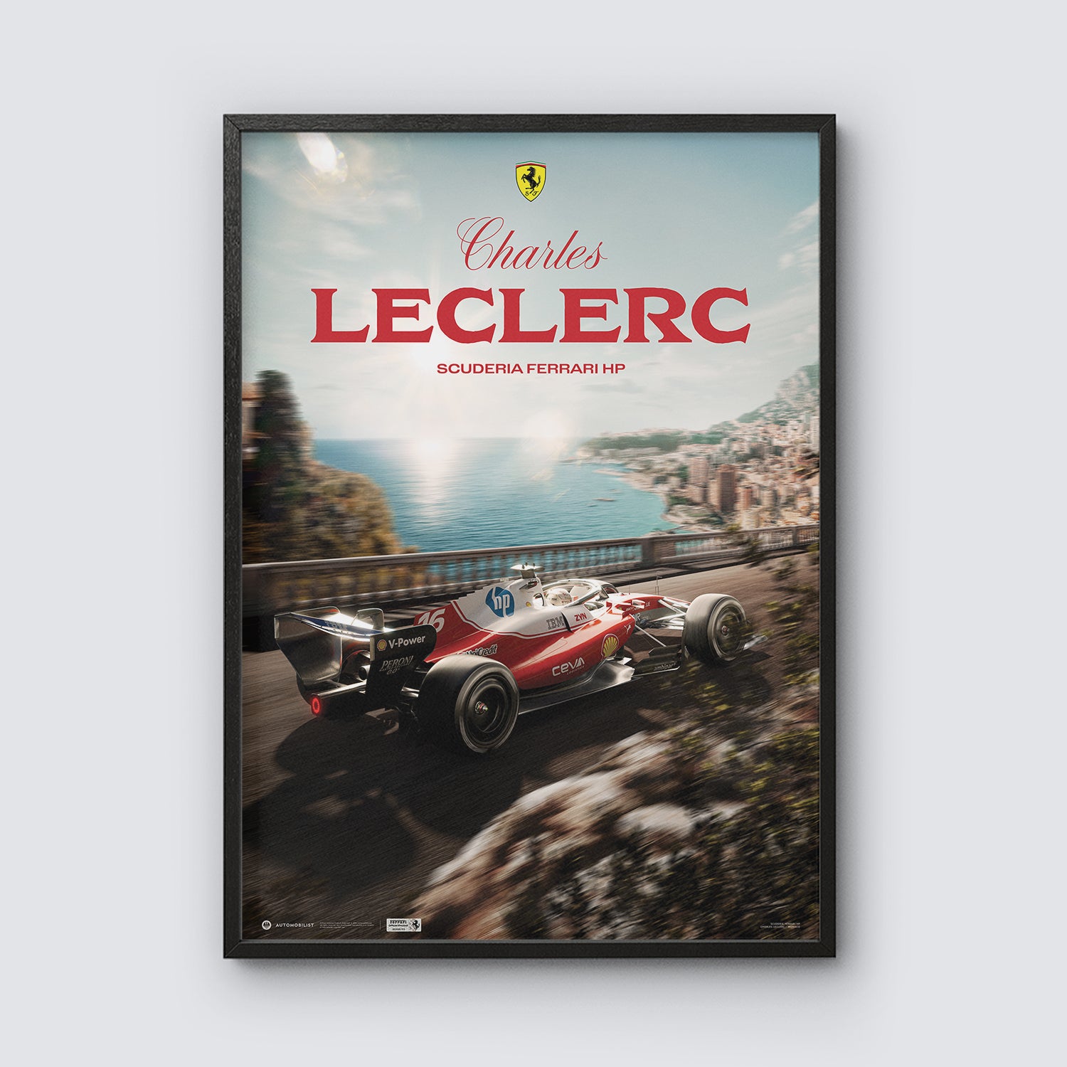 Scuderia Ferrari HP | Charles Leclerc | Monaco 2026 | Official Poster