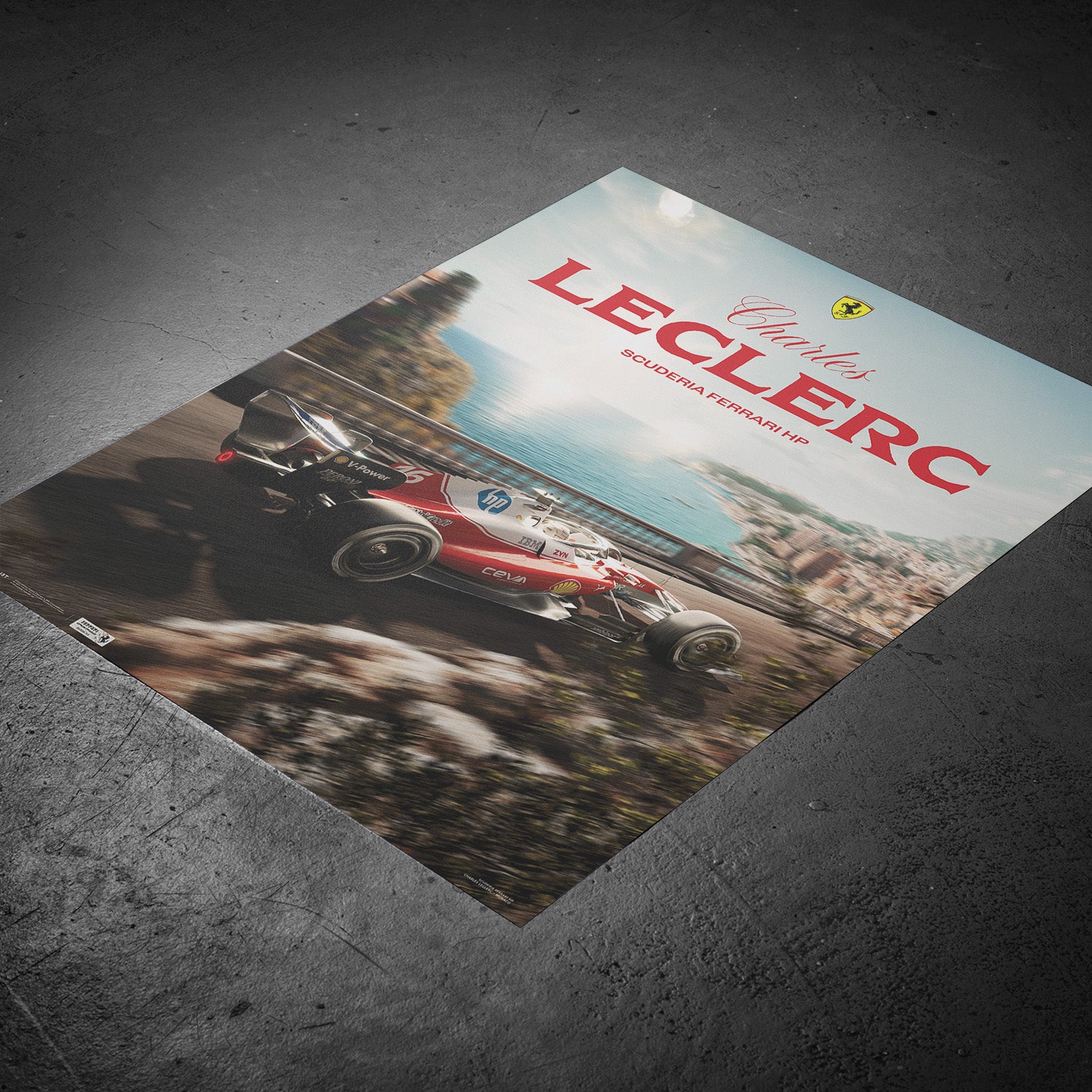 Scuderia Ferrari HP | Charles Leclerc | Monaco 2026 | Official Poster