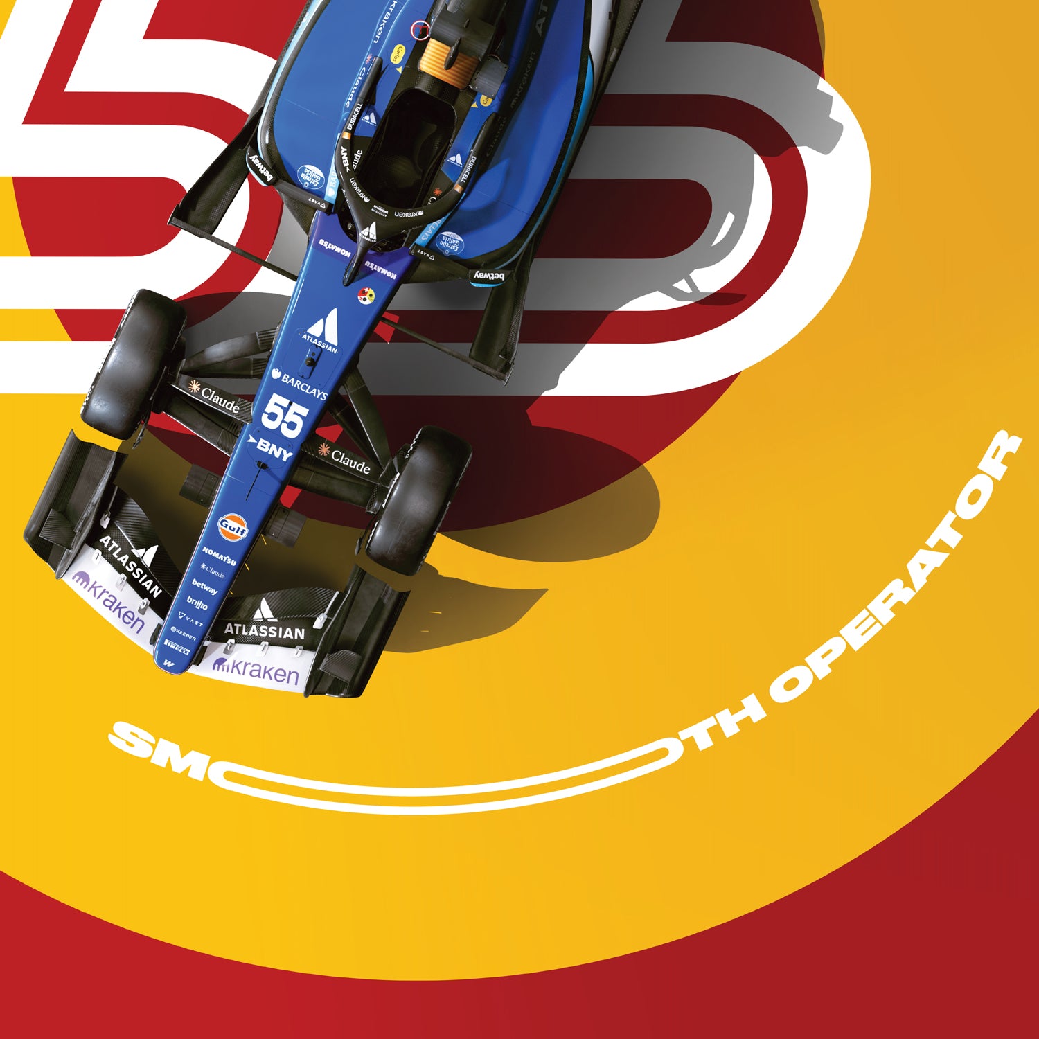 Atlassian Williams F1 Team | Carlos Sainz Spain 2026 | Official Poster