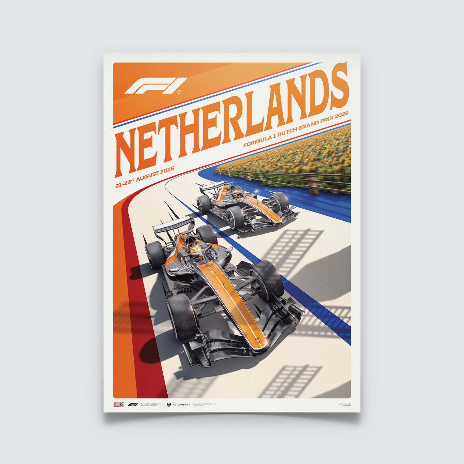 FORMULA 1 DUTCH GRAND PRIX 2026 | Official Event Poster