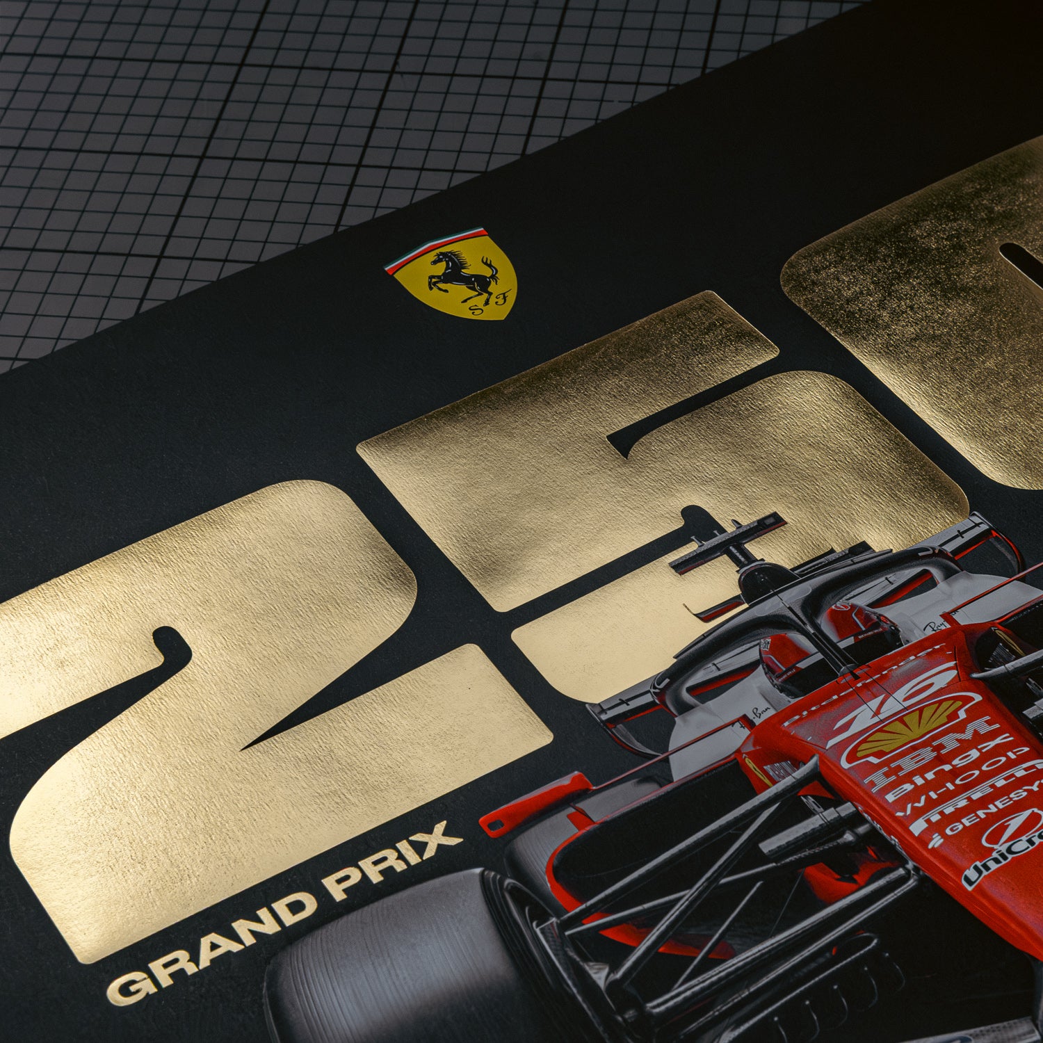 Scuderia Ferrari HP | 250 Grand Prix Wins | Official Poster (TRACKSIDE)