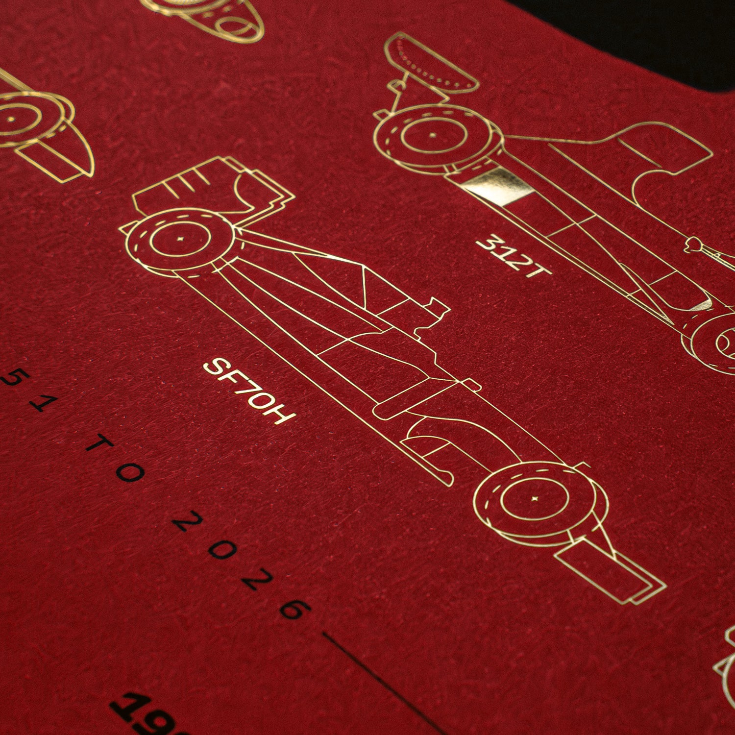 Scuderia Ferrari HP | 250 Grand Prix Wins | Official Poster (TRACKSIDE)