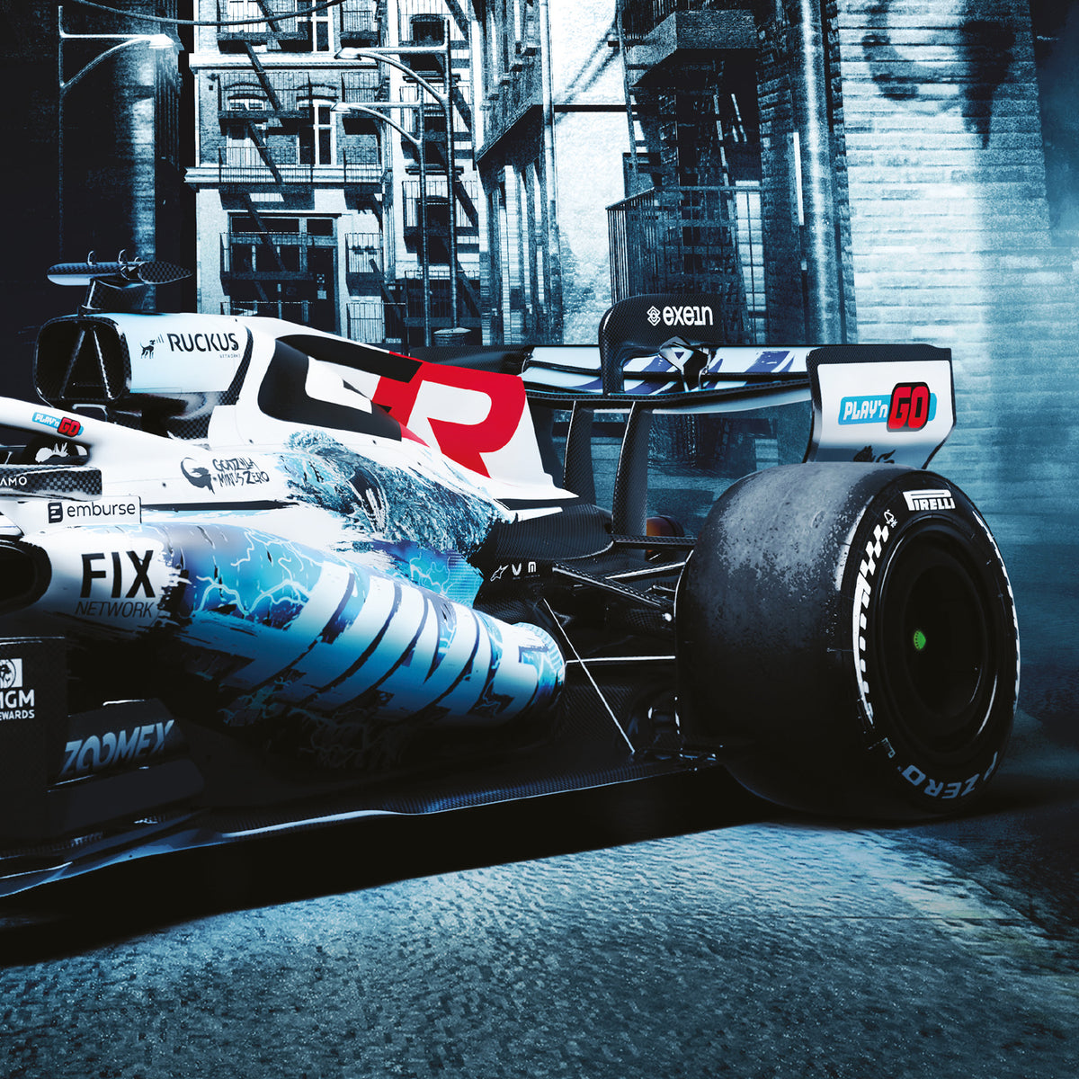 TGR Haas F1 Team | Austin 2026 | Godzilla Minus Zero Special Livery | Official Poster
