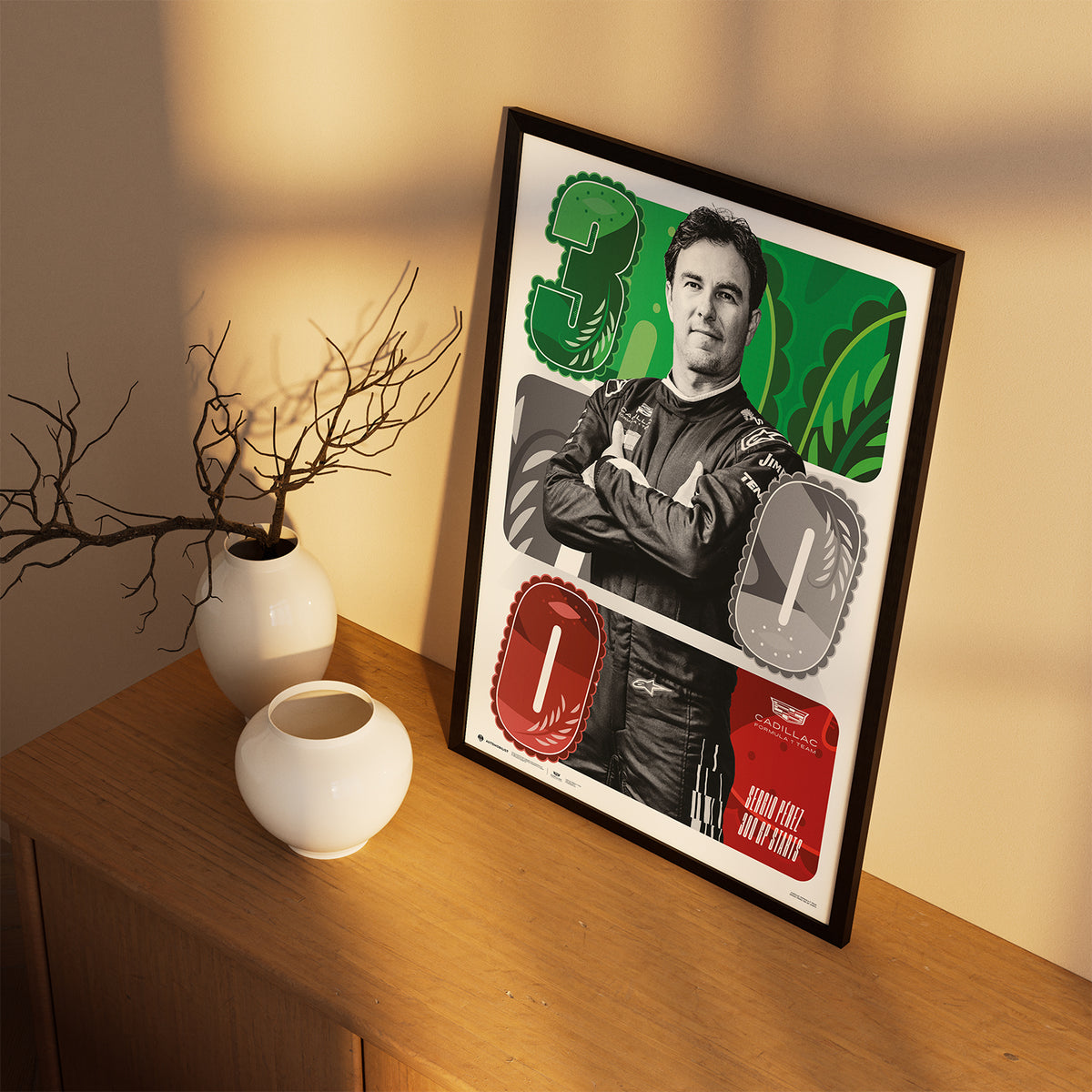 Cadillac Formula 1® Team | Sergio Perez - 300 Races | Official Poster