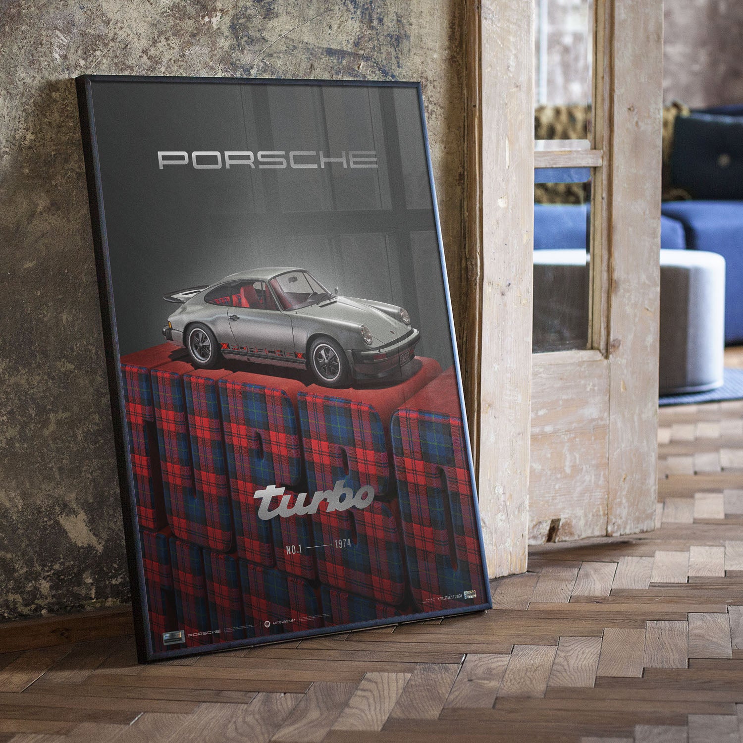 Porsche 911 Turbo No. 1 - 1974 | Porsche History Series | Limited Edition Poster