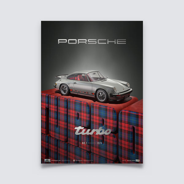 Porsche 911 Turbo No. 1 - 1974 | Porsche History Series | Collector's Edition Poster