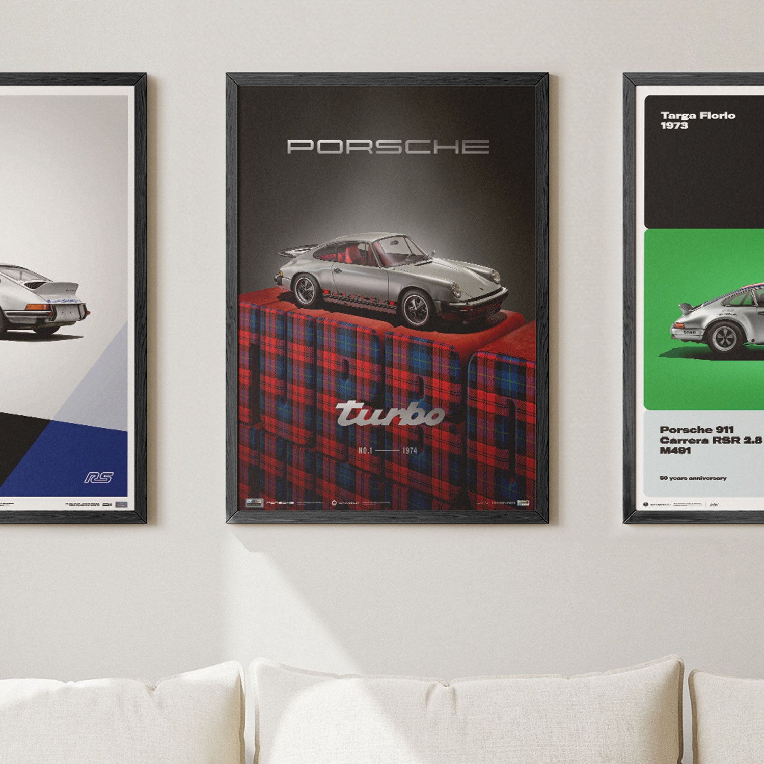 Porsche 911 Turbo No. 1 - 1974 | Porsche History Series | Limited Edition Poster