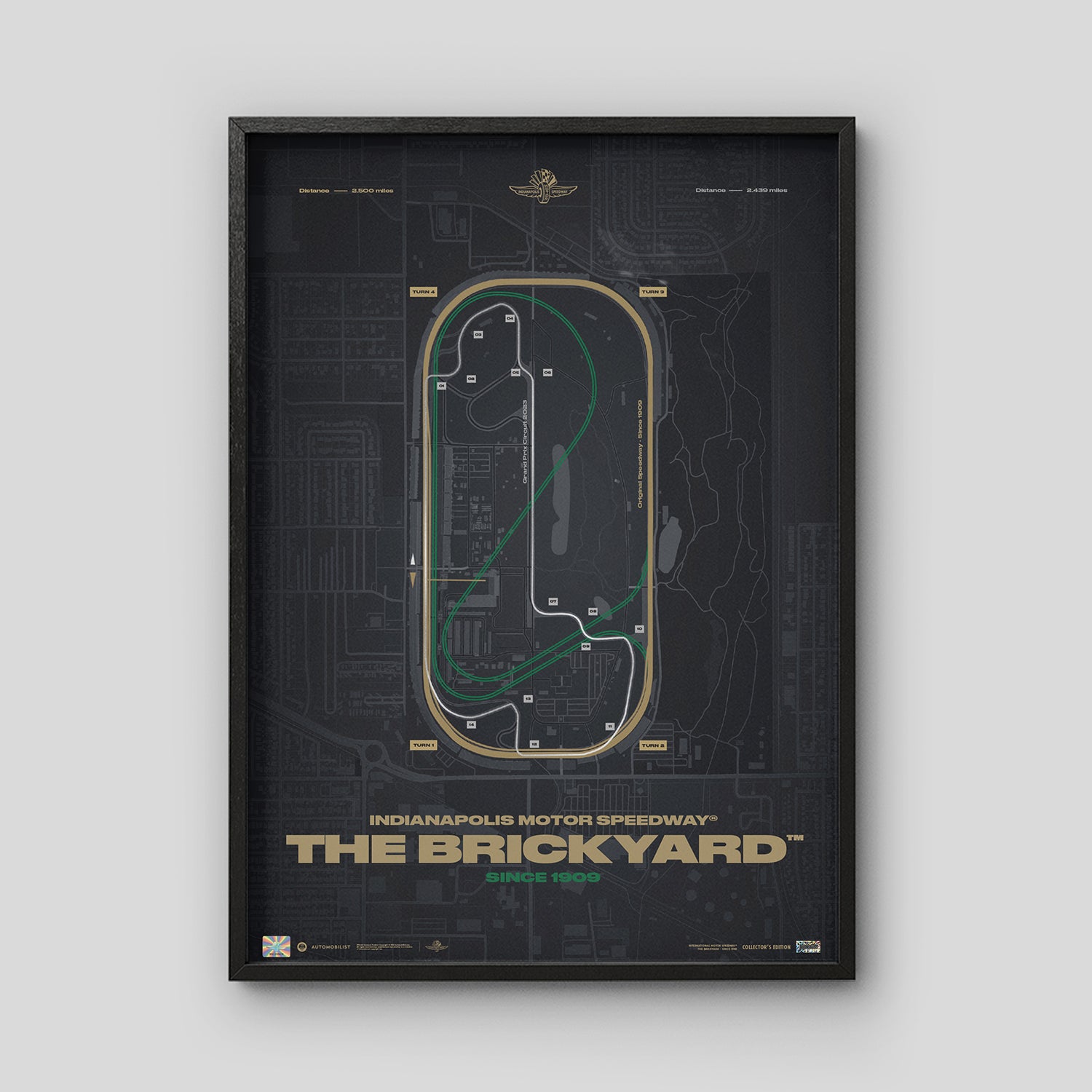 Indianapolis Motor Speedway® | The Brickyard™ | Collector's Edition Poster
