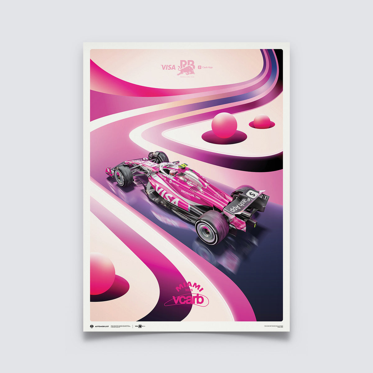 Visa Cash App RB | Miami Grand Prix™ 2025 | Special Edition Poster ...