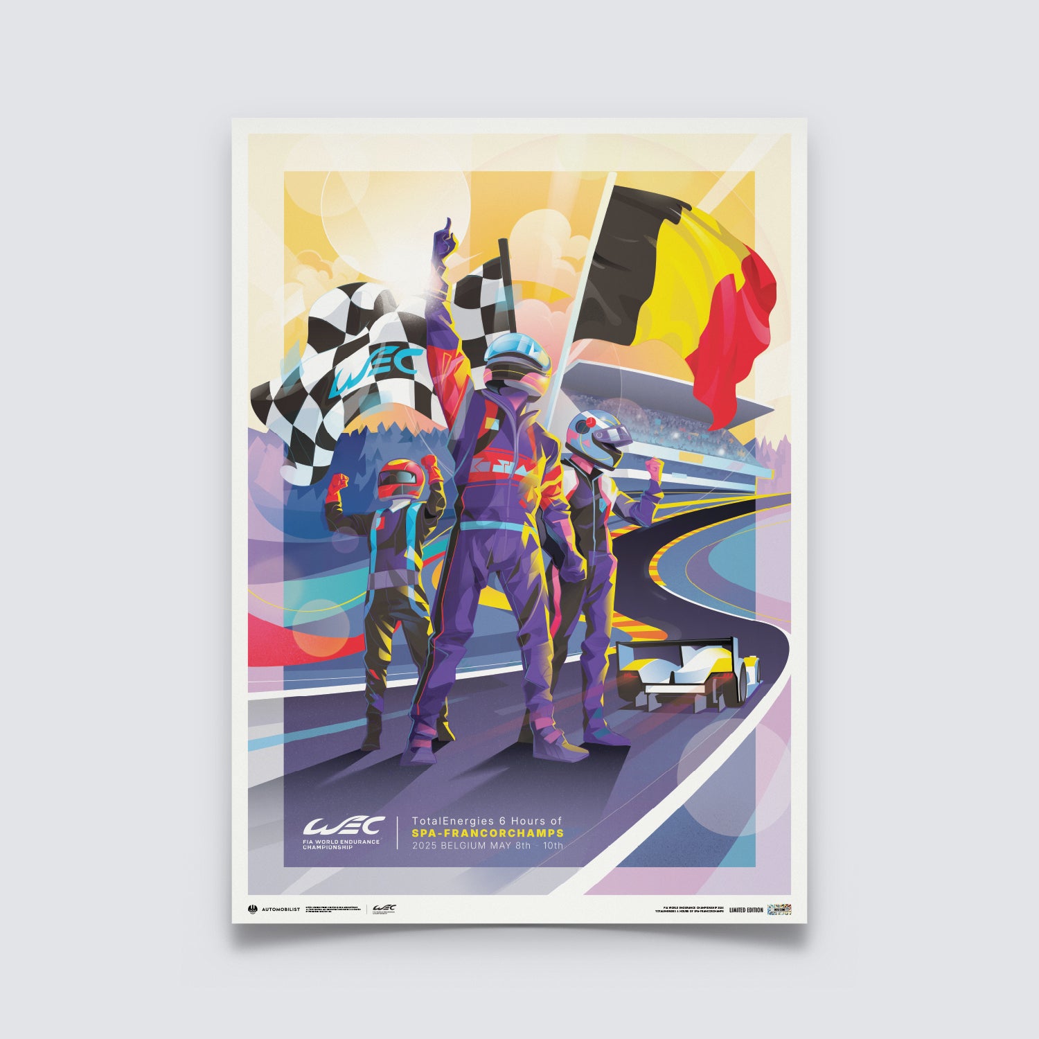 FIA WEC 2025 | 6 Hours of Spa-Francorchamps | Official Event Poster
