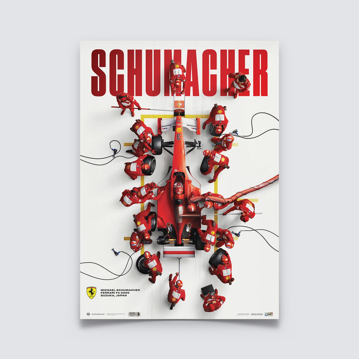 Ferrari F1-2000 Pit Stop - Michael Schumacher Japanese GP 2000 | Collector’s Edition