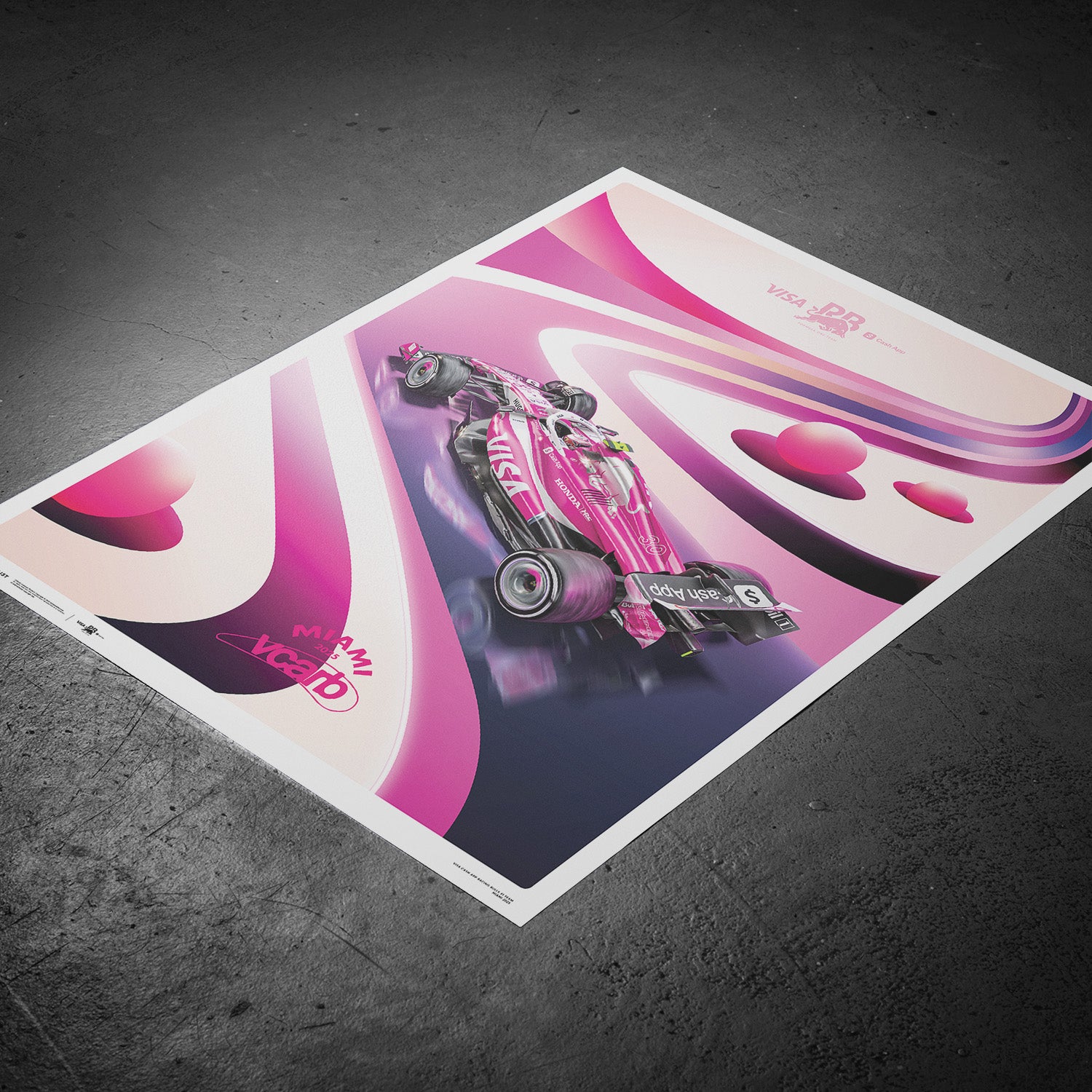 Visa Cash App RB | Miami Grand Prix™ 2025 | Special Edition Poster