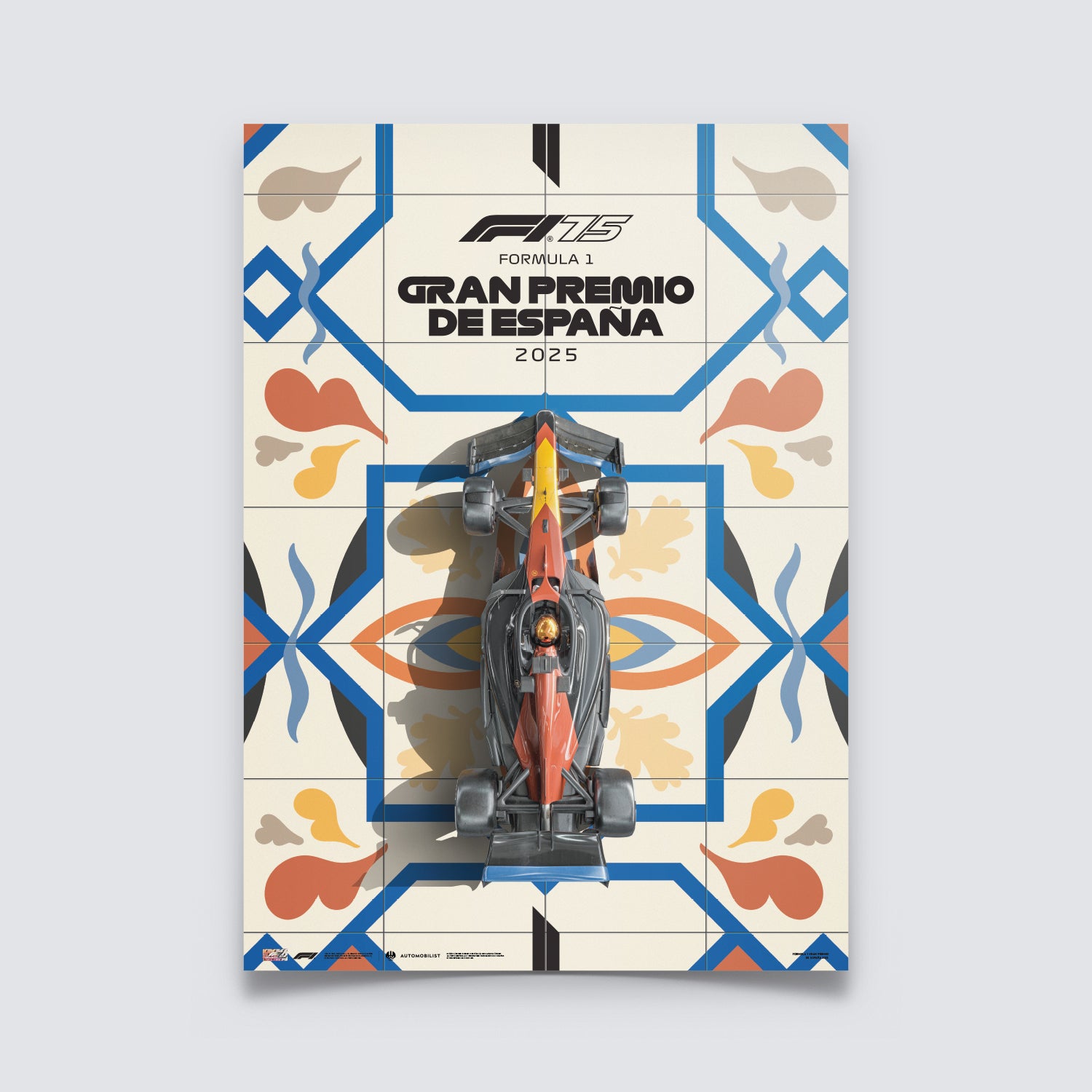 FORMULA 1 GRAN PREMIO DE ESPAÑA 2025 | Official Event Poster | Automobilist