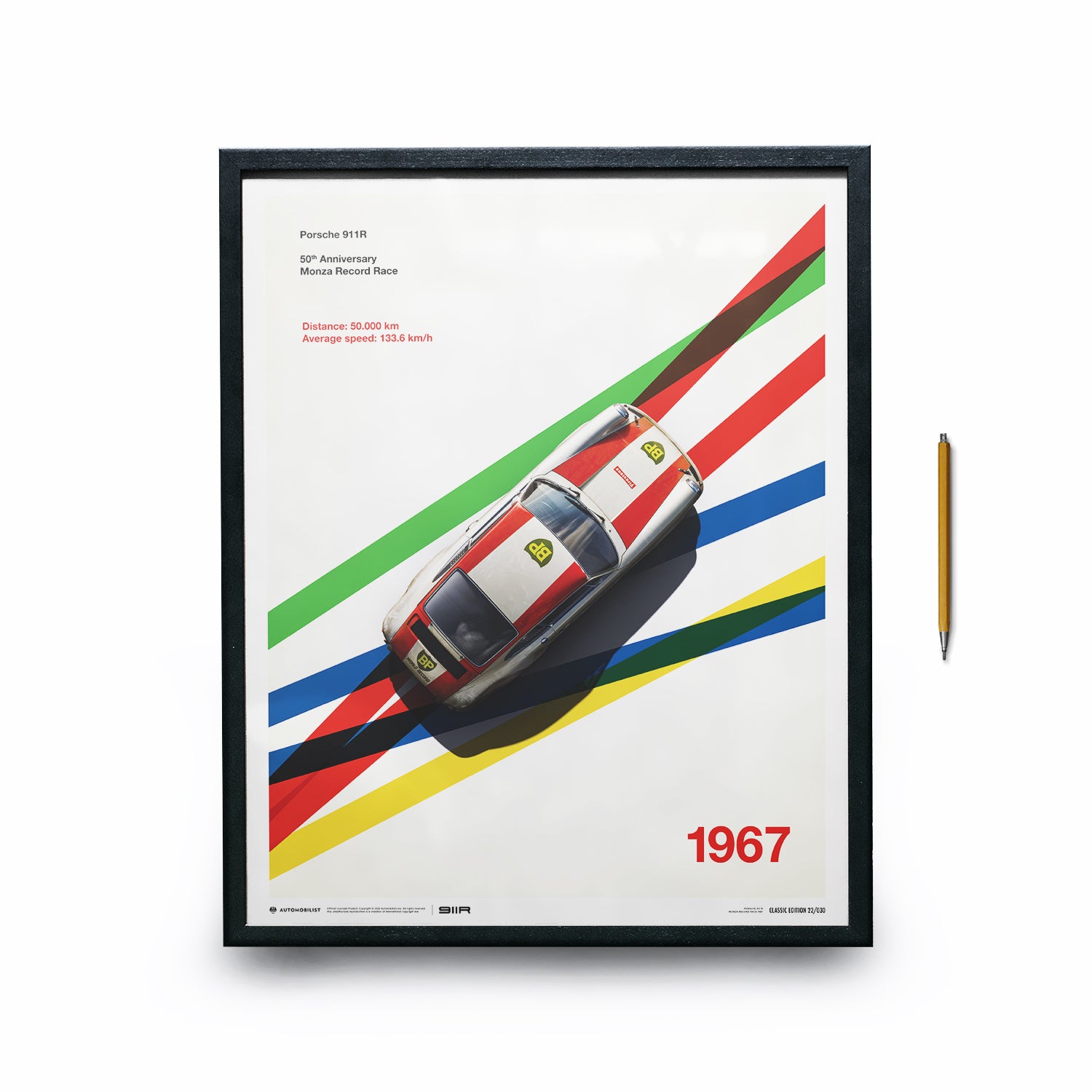 Porsche 911R | 1967 BP Racing Monza | Porsche Poster