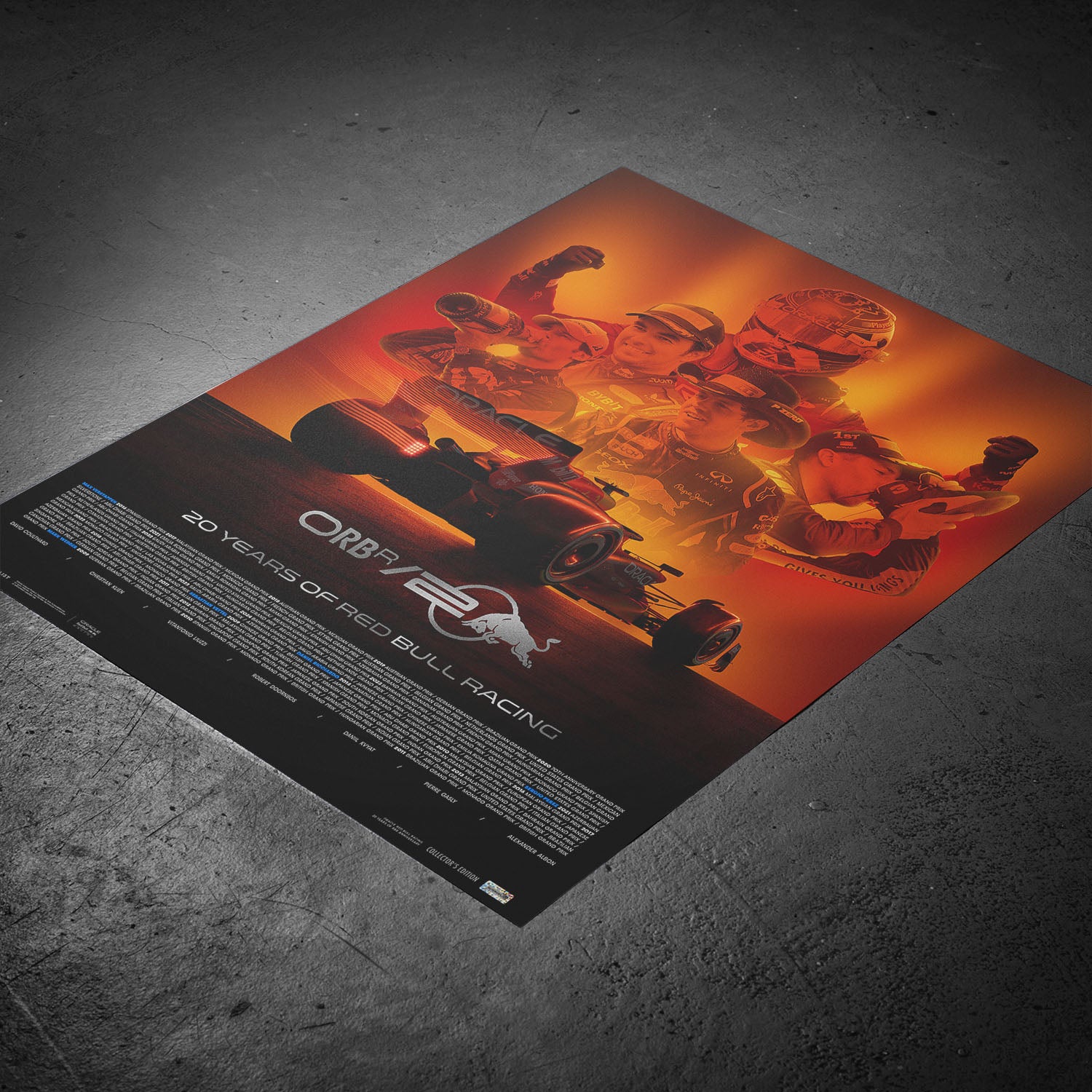 Oracle Red Bull Racing 20th Anniversary | 2024 | Collector's Edition Poster