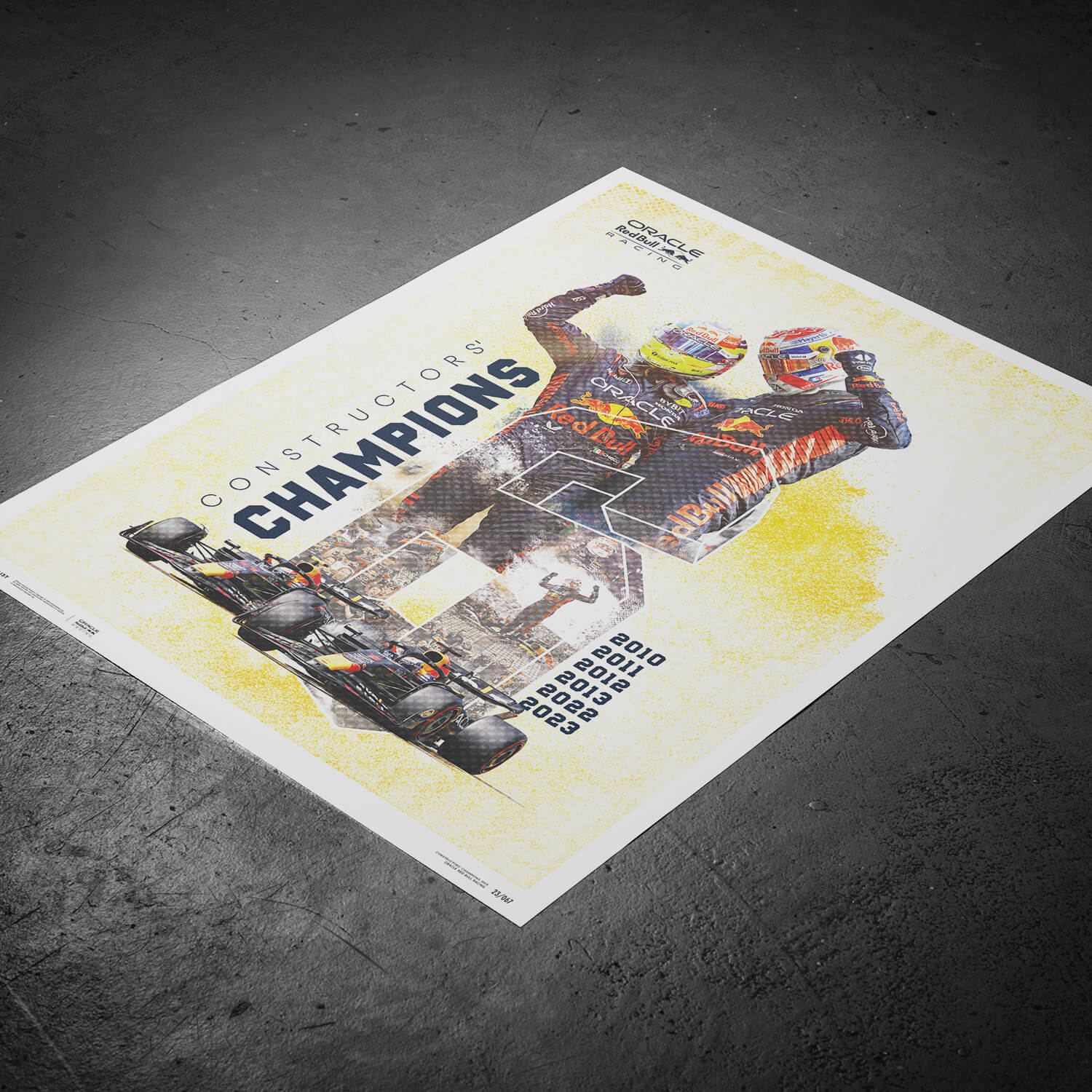 Oracle Red Bull Racing - F1® World Constructors' Champions - 2023  Reproduction d'art, de Tableau | Acheter-le sur