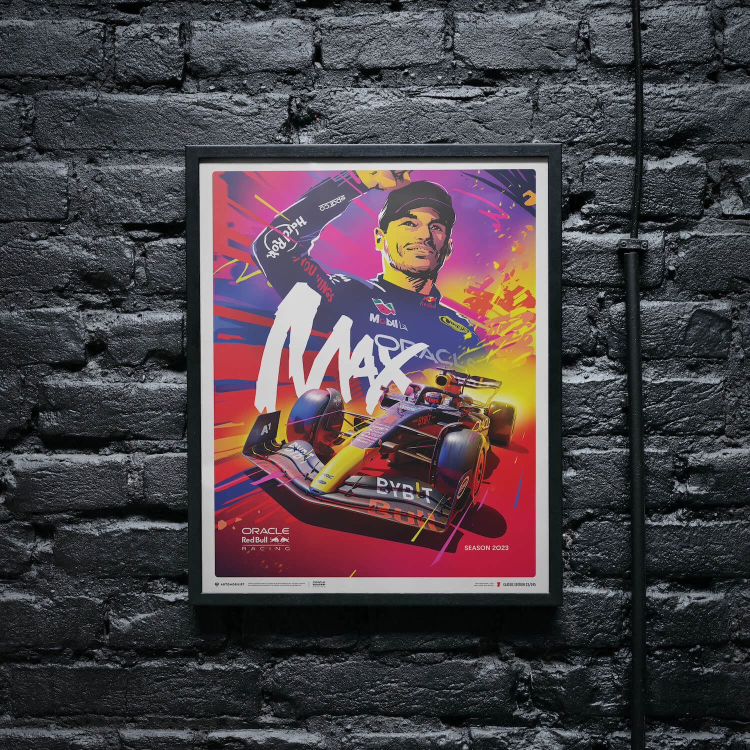 Max Verstappen 2023 - Max Verstappen Poster #4 - 50x70cm - Poster