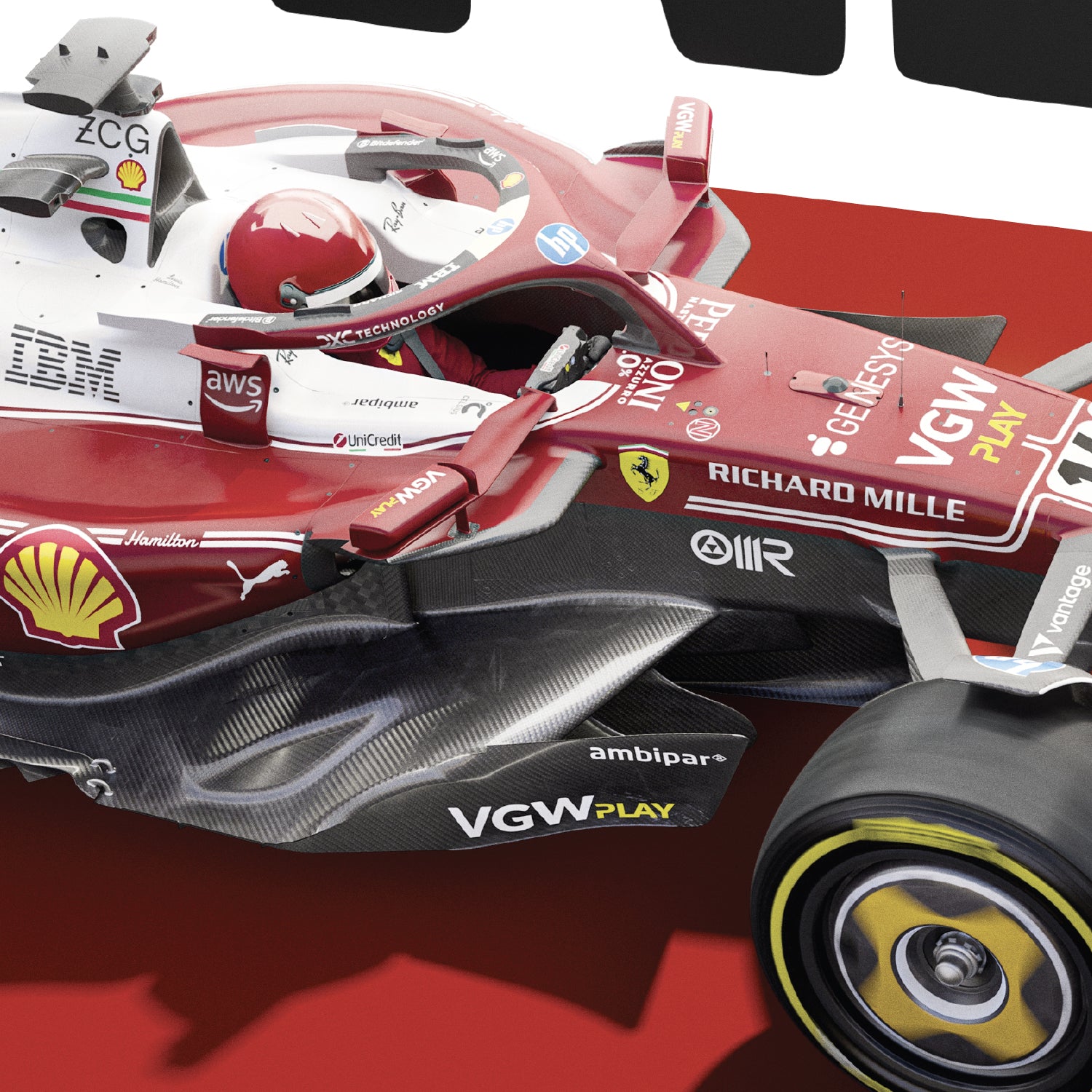 Scuderia Ferrari HP - SF-25 Monza special livery 2025 | Official Poster