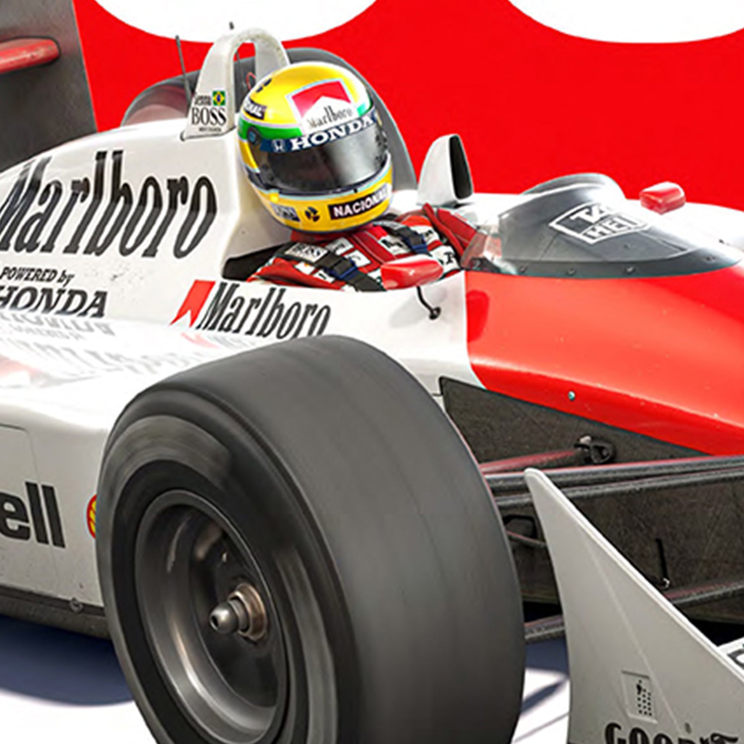 Ayrton Senna McLaren MP4/4 | 30 YEARS OF LEGACY | Limited Edition Poster