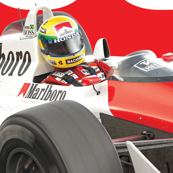 Ayrton Senna McLaren MP4/4 | 30 YEARS OF LEGACY | Limited Edition Poster