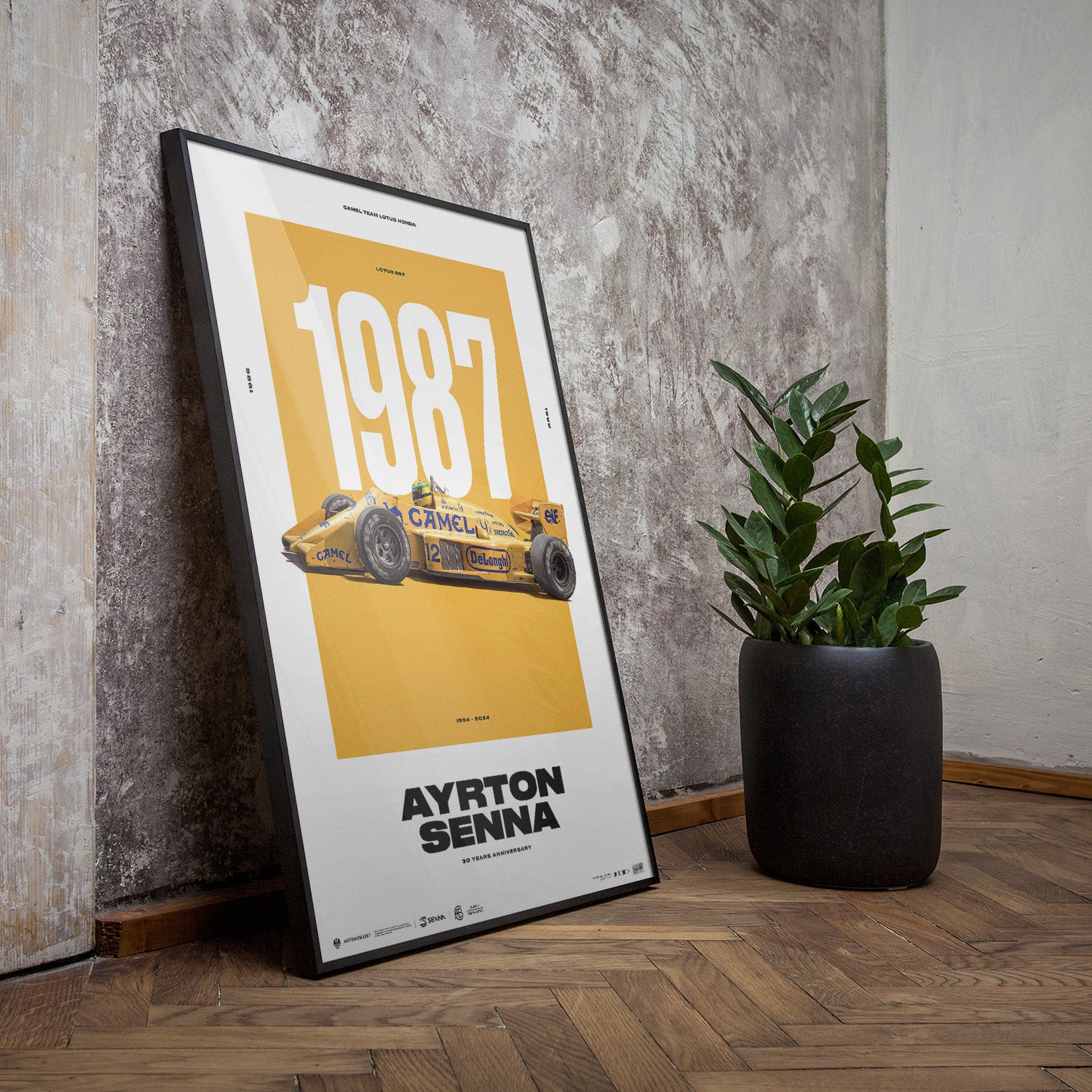 Ayrton Senna Classic Team Lotus 99T | 30 YEARS OF LEGACY | Limited Edition Poster