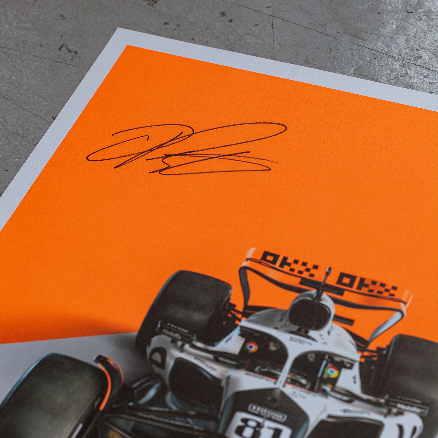 Signed by Oscar Piastri - McLaren Formula 1 Team - Oscar Piastri - The Triple Crown Livery - 60th Anniversary - 2023