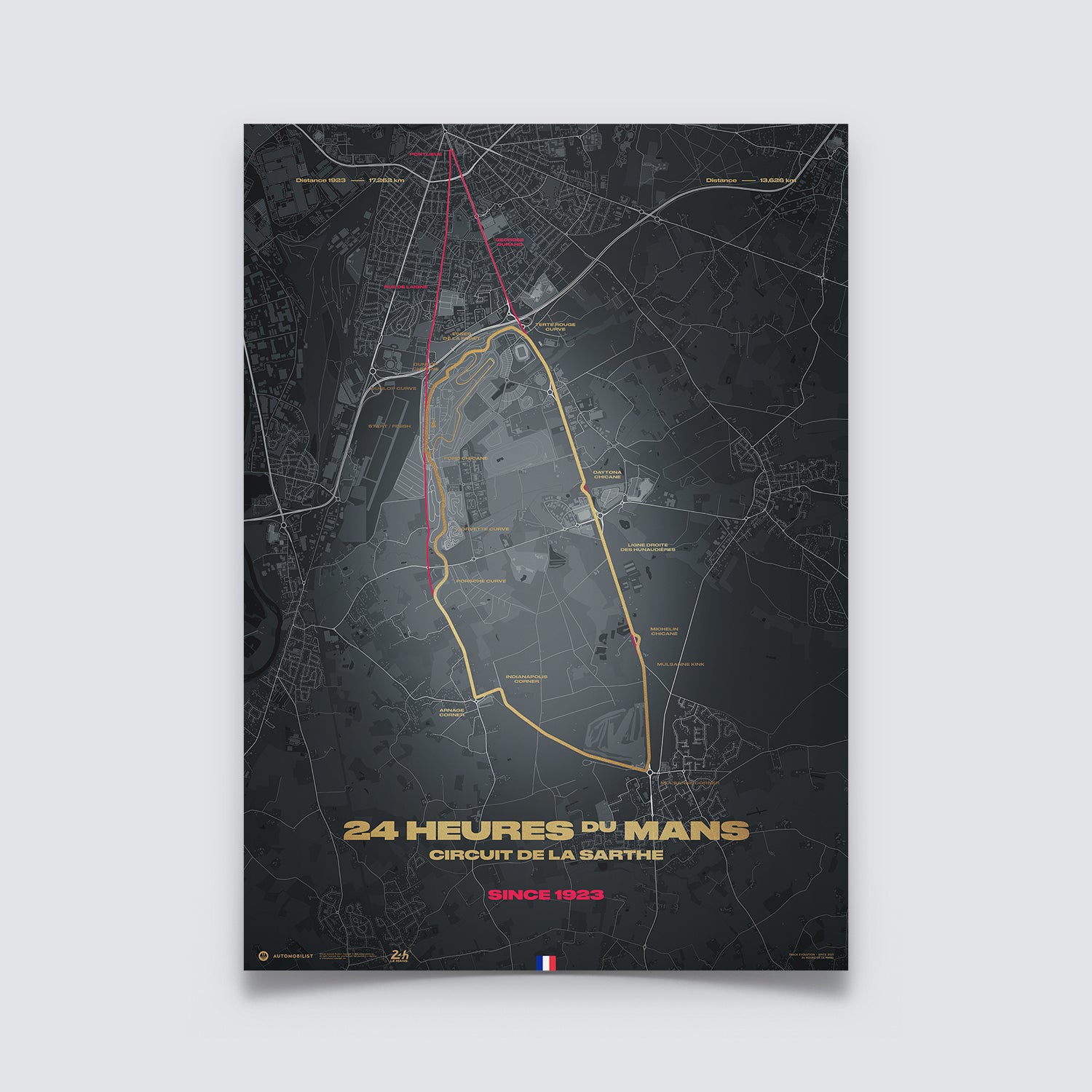 24h Le Mans - L’Évolution du Circuit - 2024 | Collector's Edition Poster