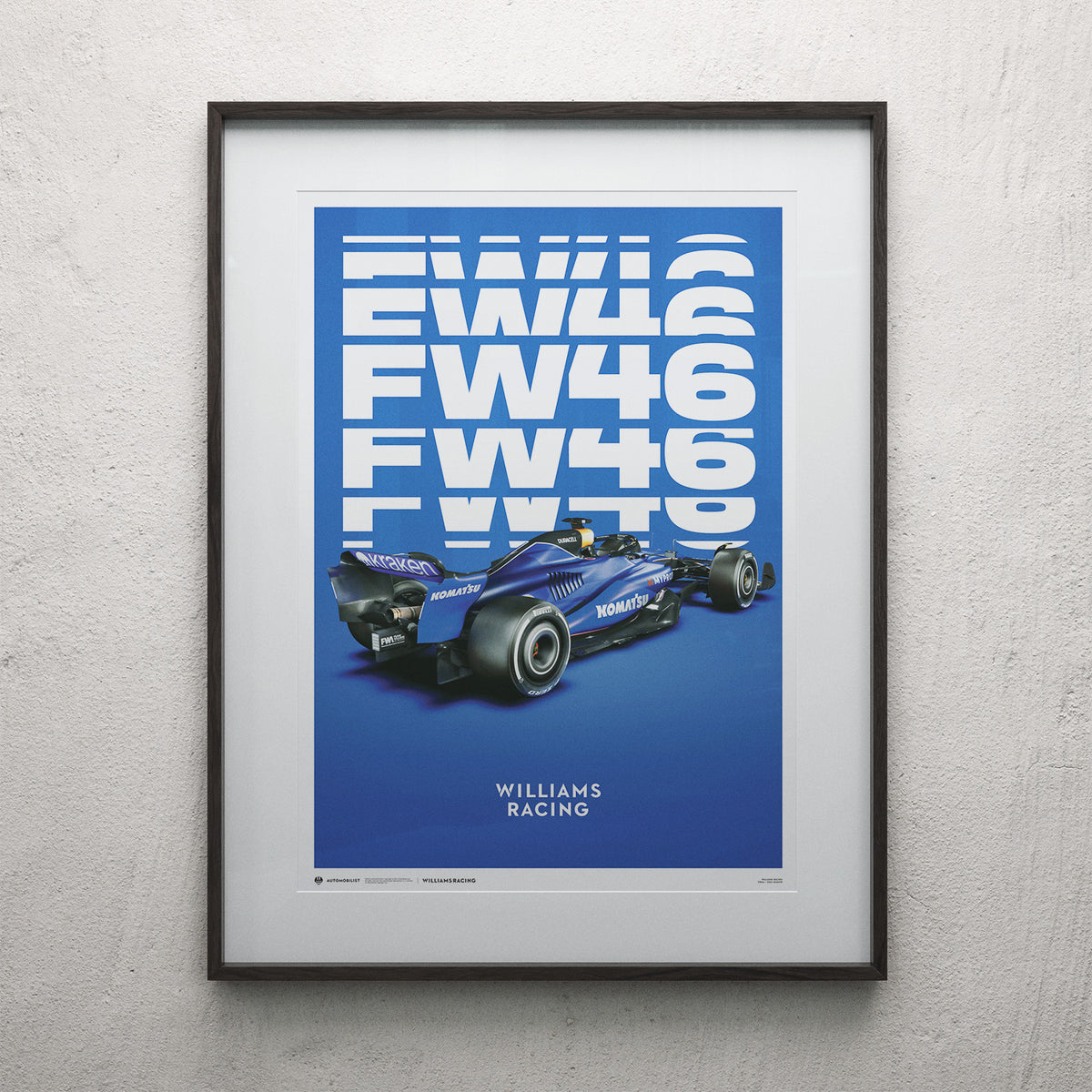 Williams Racing FW46 | 2024 History In The Making | Williams Poster ...
