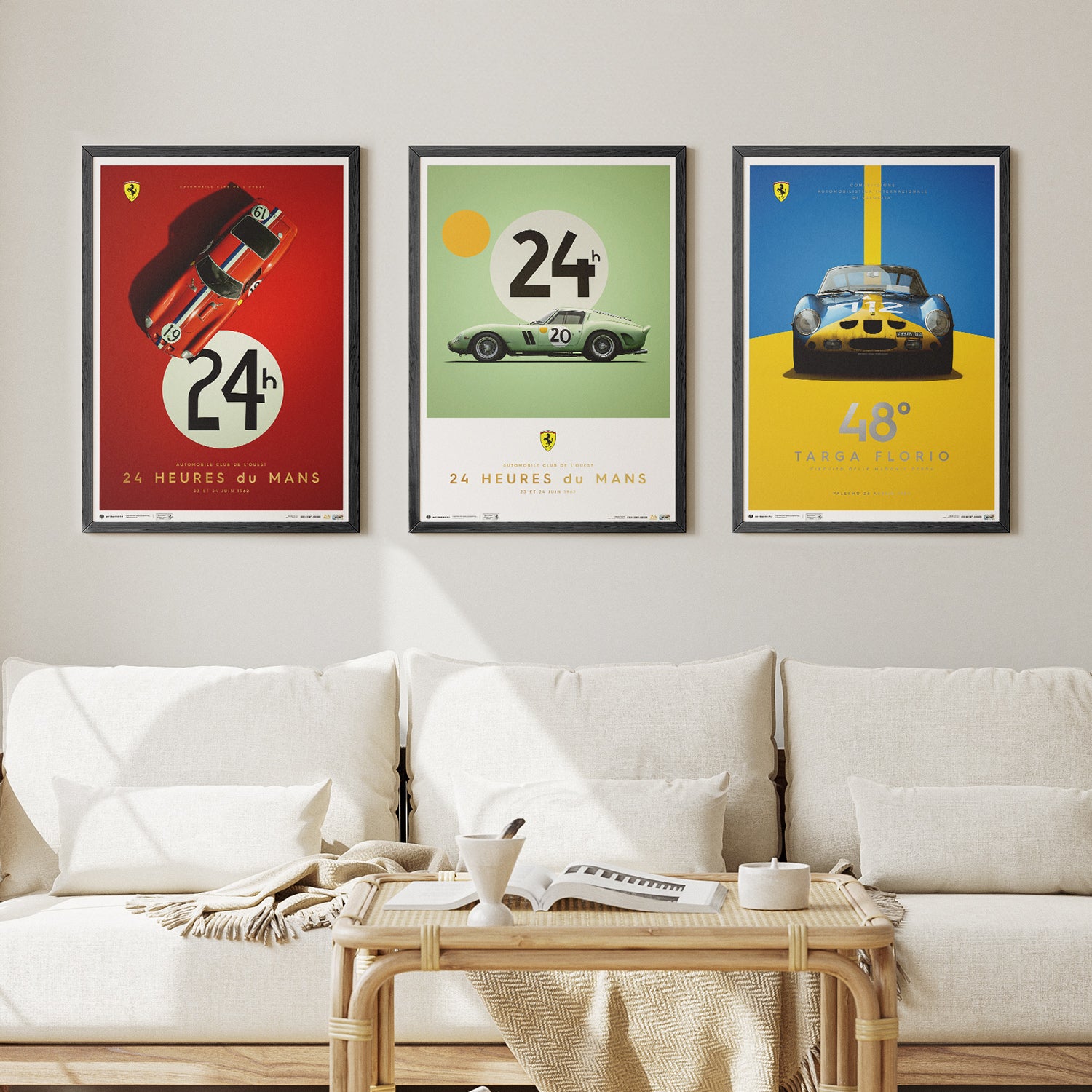 Ferrari 250 GTO | 1962 Green | Collector's Edition 24h Le Mans Poster