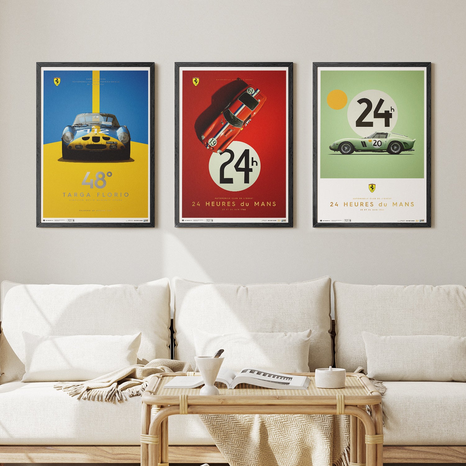 Ferrari 250 GTO | 1962 Red | Collector's Edition 24h Le Mans Poster