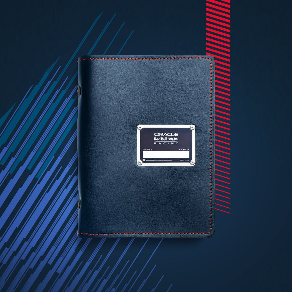 Leather Notebook | Oracle Red Bull Racing Blue | Red Bull Accessory ...