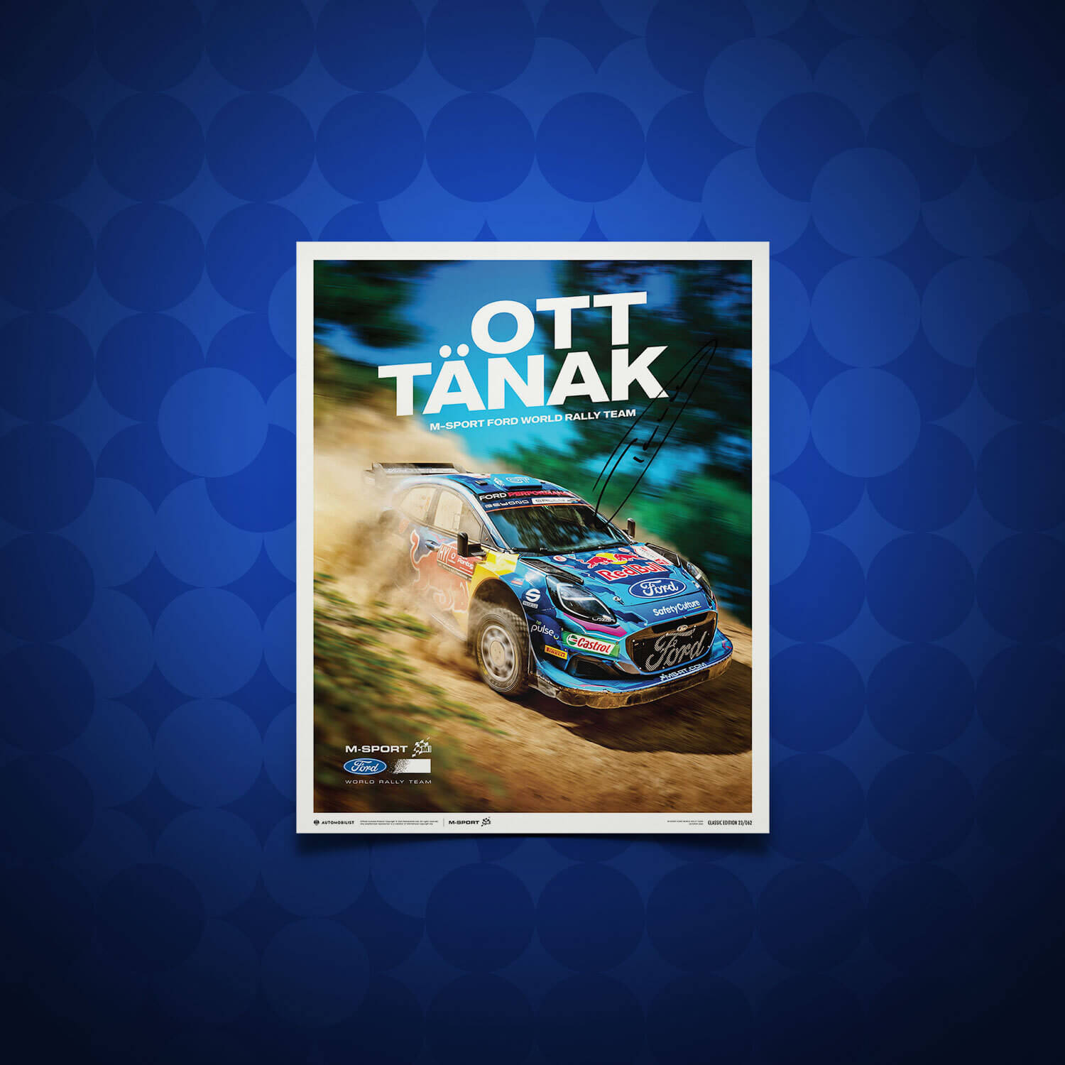 Signé par Ott Tänak - M-Sport Ford - 2023
