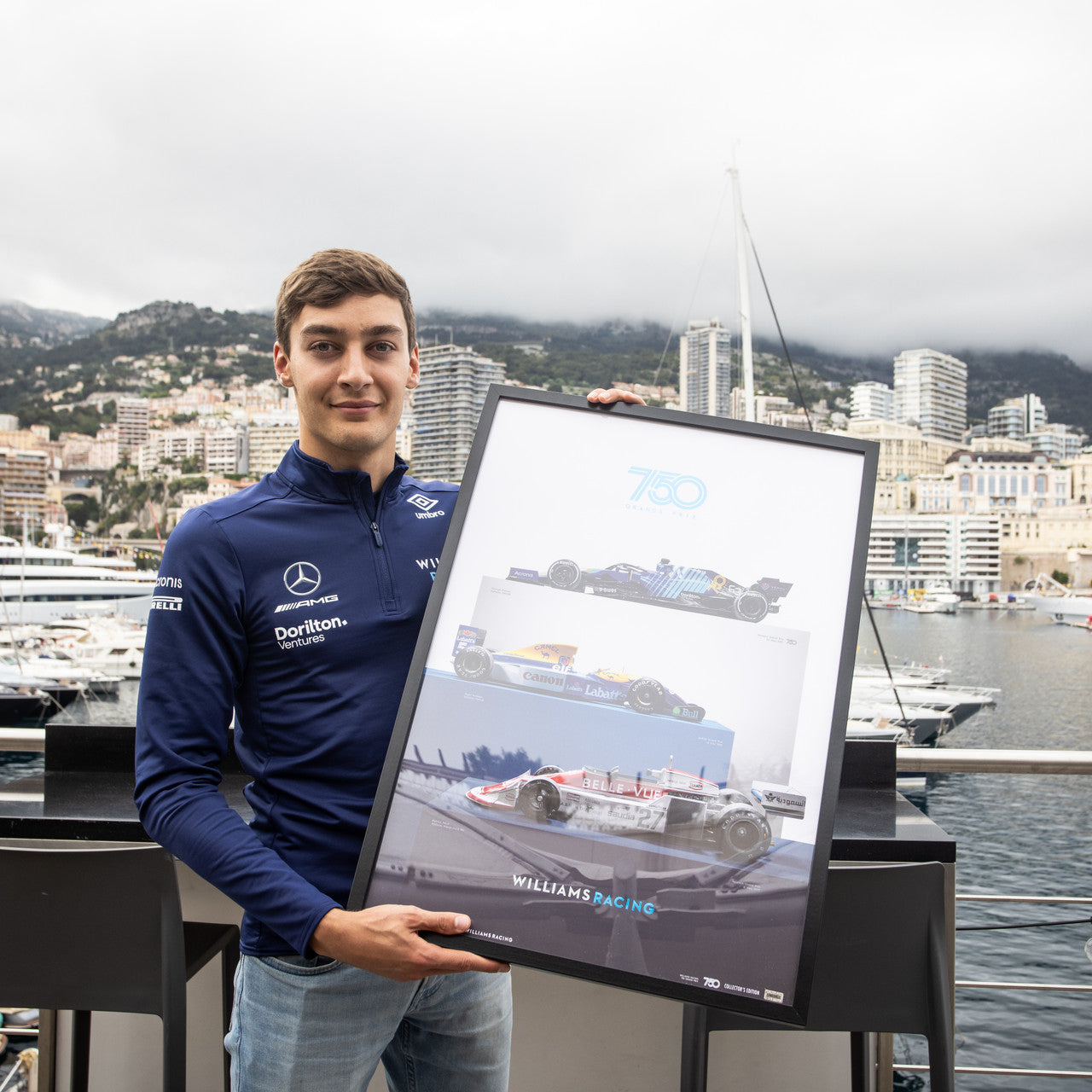 George Russell and Nicholas Latifi - 750 Grands Prix | Signed