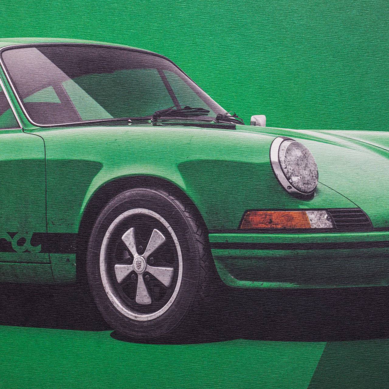 Porsche 911 RS - Green - Limited Poster