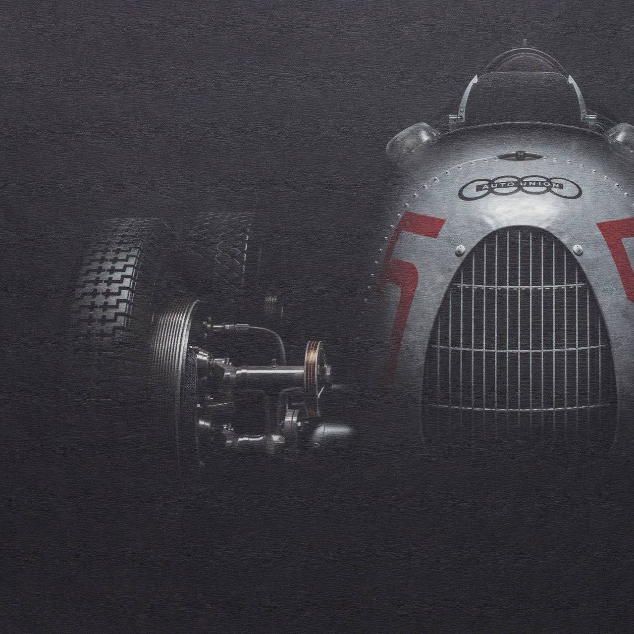 Auto Union Type C - Silver - 1937 - Poster