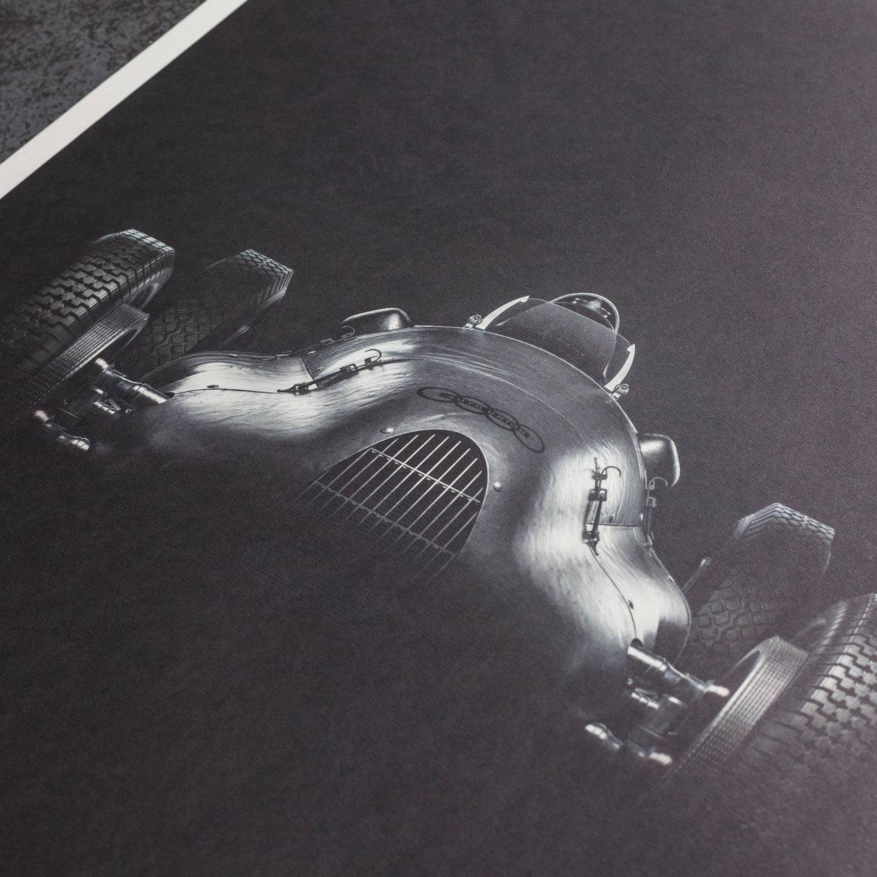 Auto Union Type D - Silver - 1939 - Poster