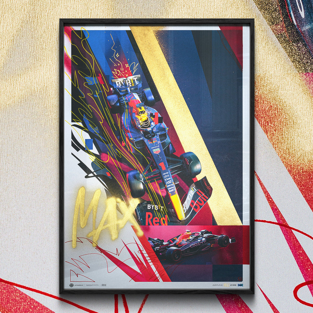 Max Verstappen | 2022 Art to the Max | Art Edition #10/25 Oracle Red ...