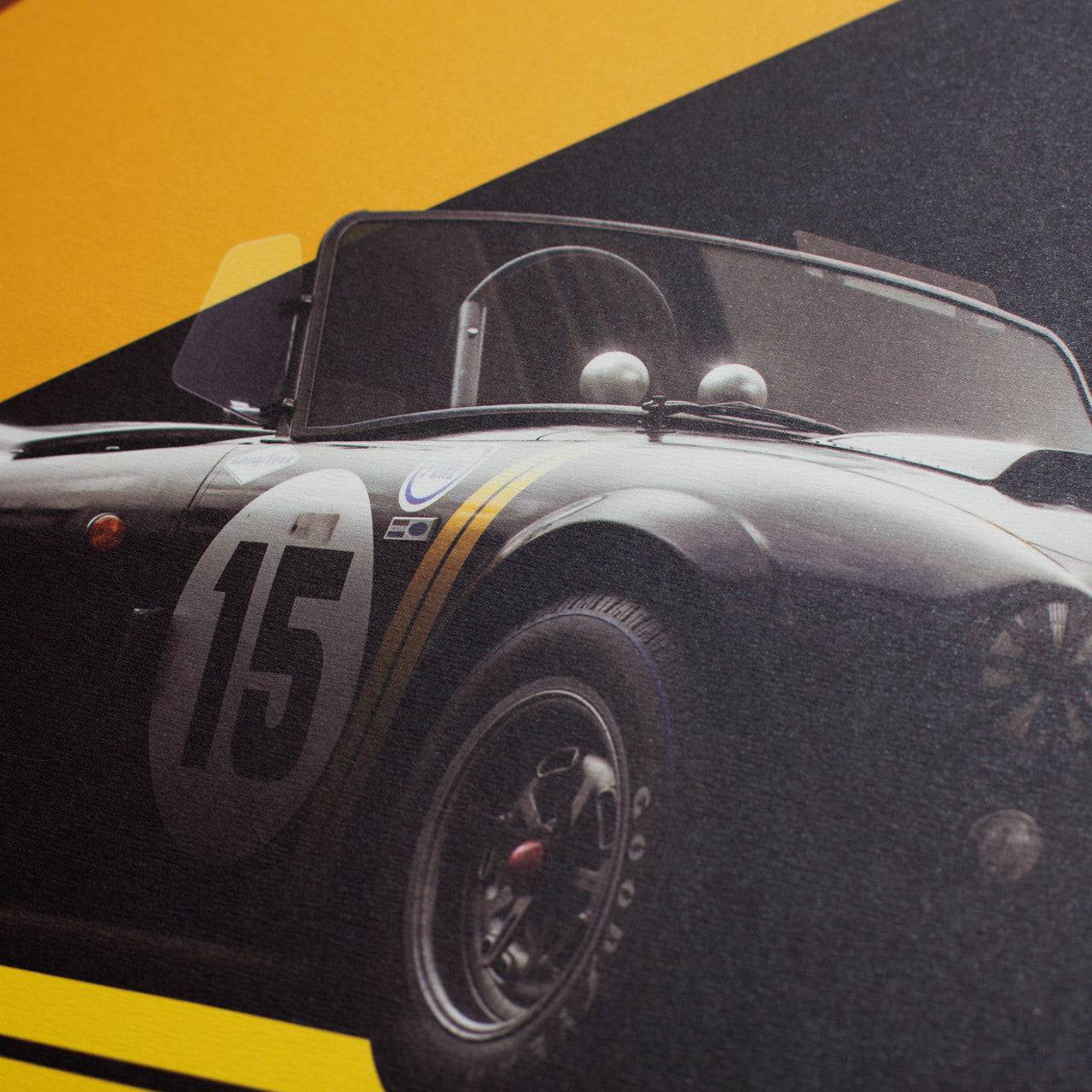 Shelby-Ford AC Cobra Mk II - Black - 1962 - Limited Poster