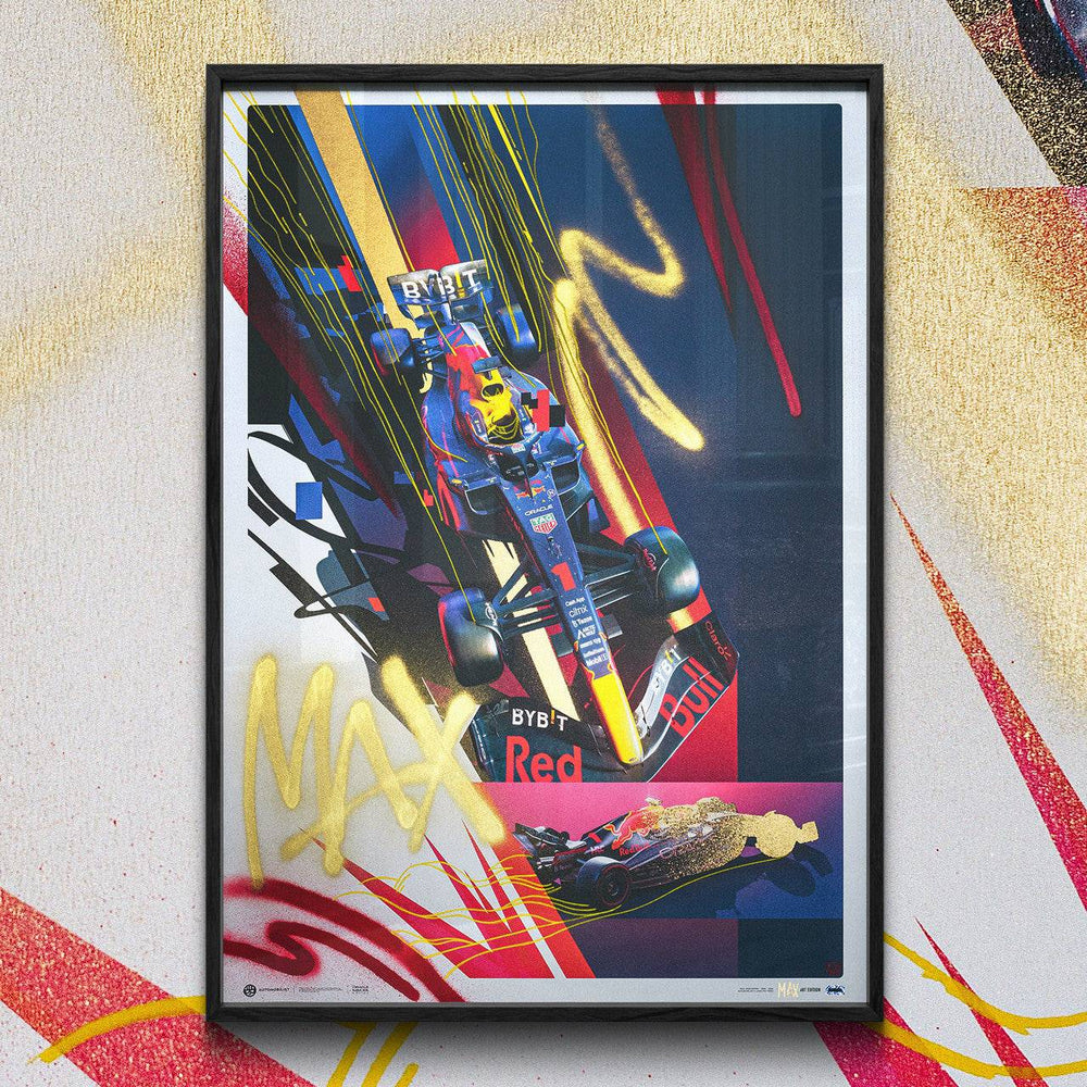 Max Verstappen | 2022 Art to the Max | Art Edition #12/25 Oracle Red ...