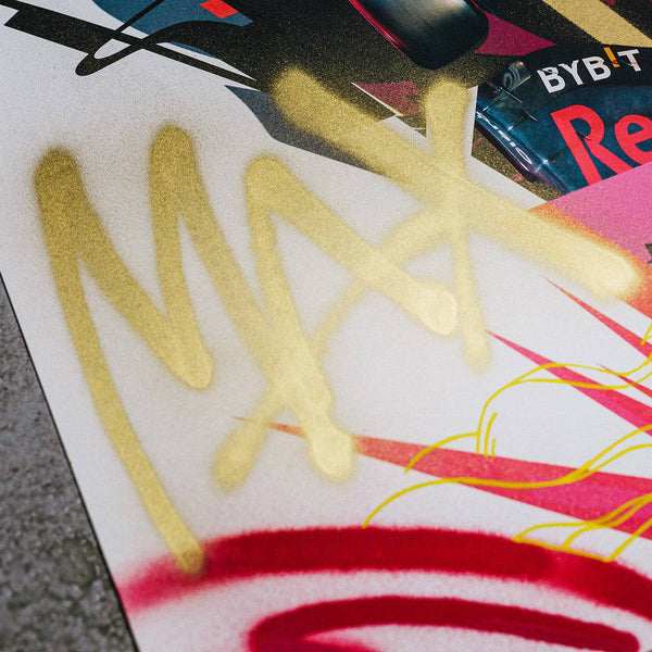 Max Verstappen | 2022 Art to the Max | Art Edition #12/25 Oracle Red ...