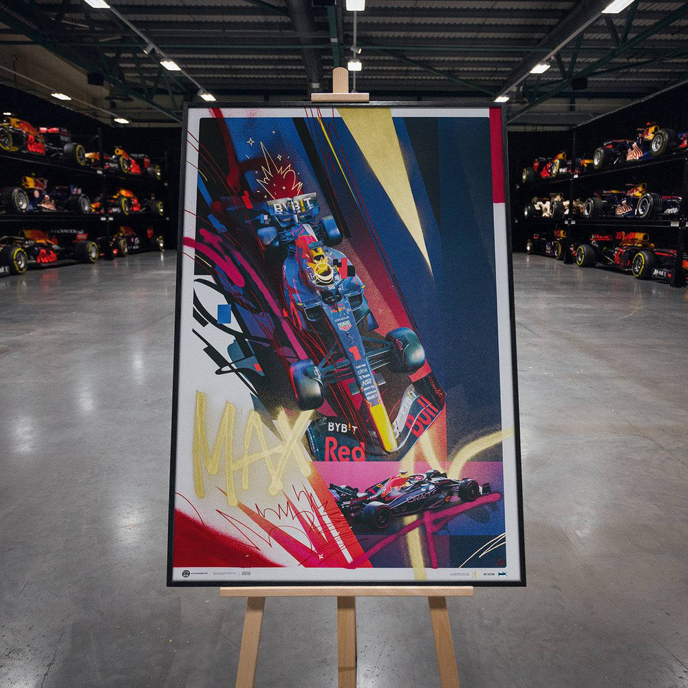 Max Verstappen | 2022 Art to the Max | Art Edition #14/25 Oracle Red ...