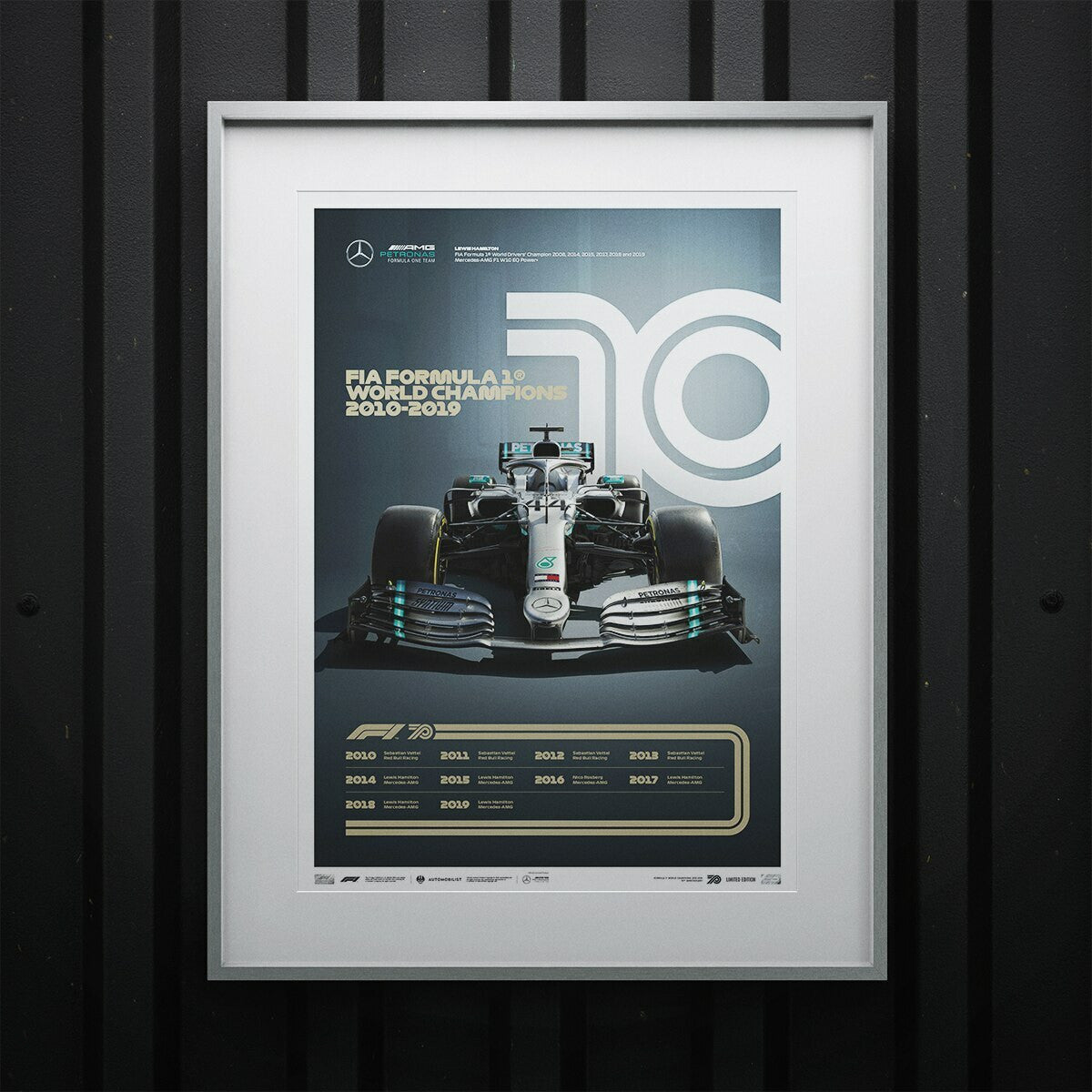 FORMULA 1® DECADES - 2010s Mercedes-AMG Petronas F1 Team | Limited Edition