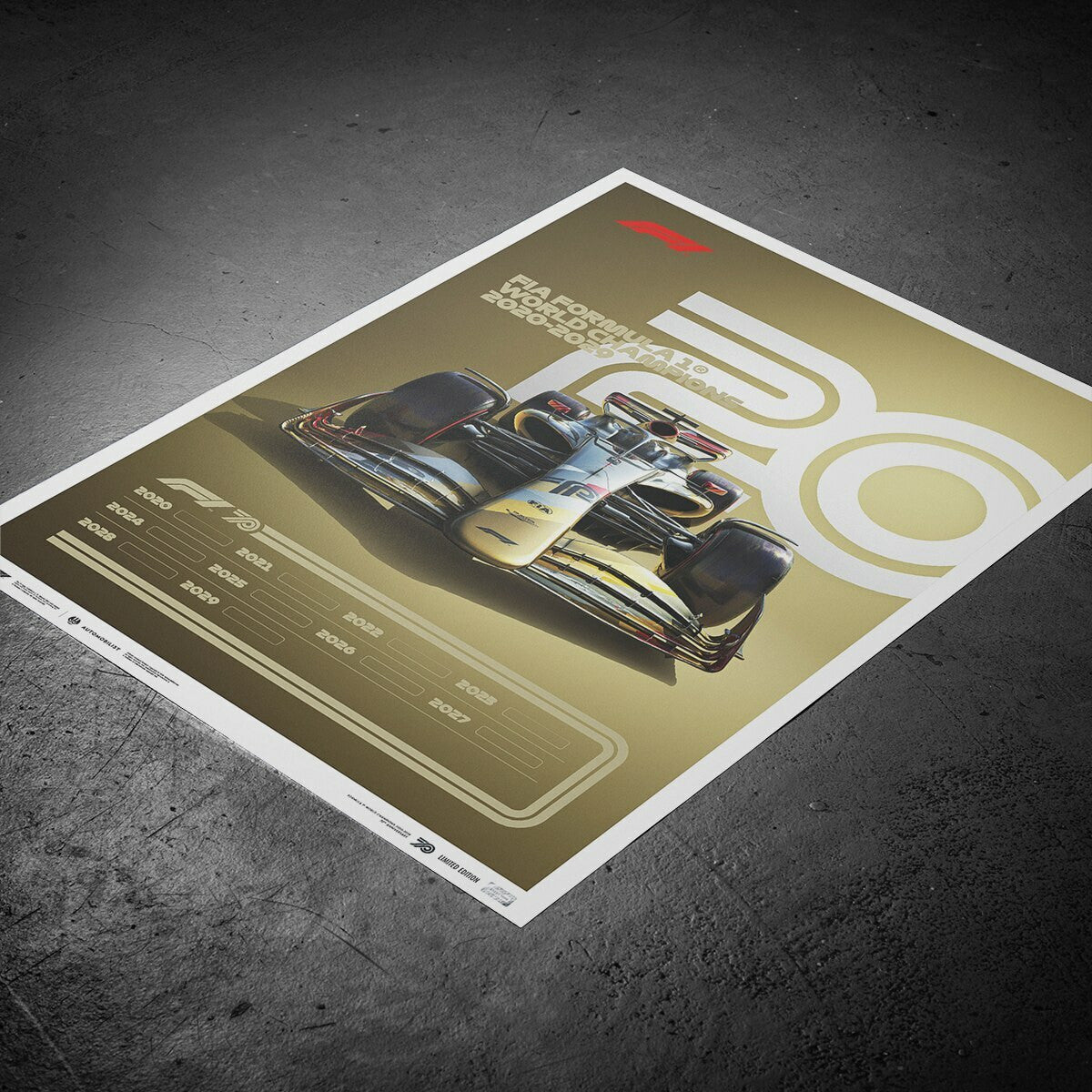 Formula 1® - Decades - The Future Lies Ahead - 2020s | Limited Edition | Unique #s