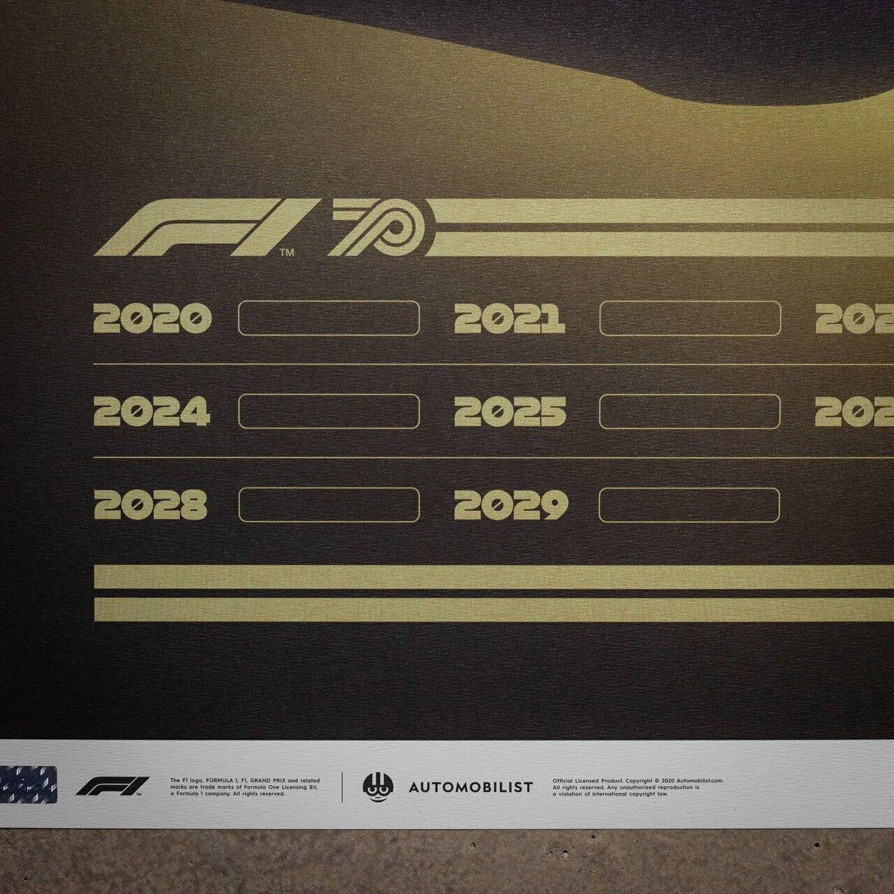 Formula 1® - Decades - The Future Lies Ahead - 2020s | Limited Edition | Unique #s