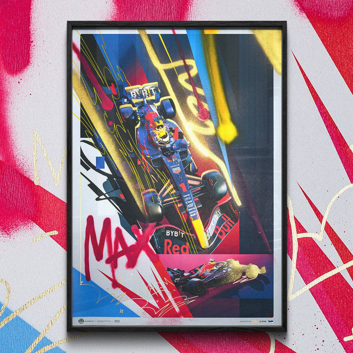Max Verstappen | 2022 Art to the Max | Art Edition #16/25 Oracle Red ...